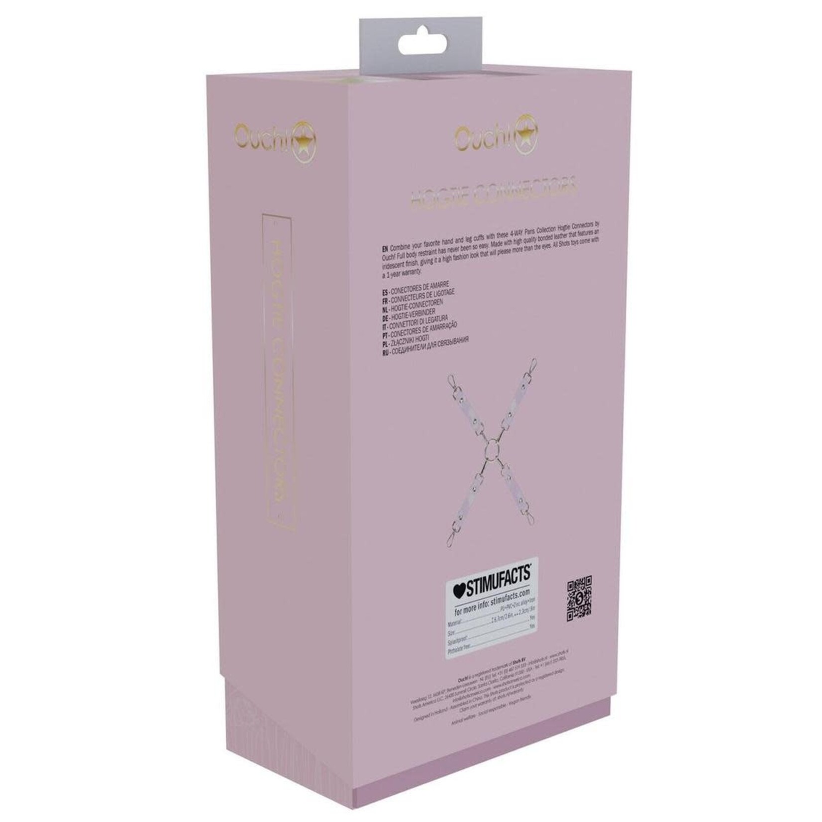 Ouch! Paris Collection Hogtie Connectors - Pink