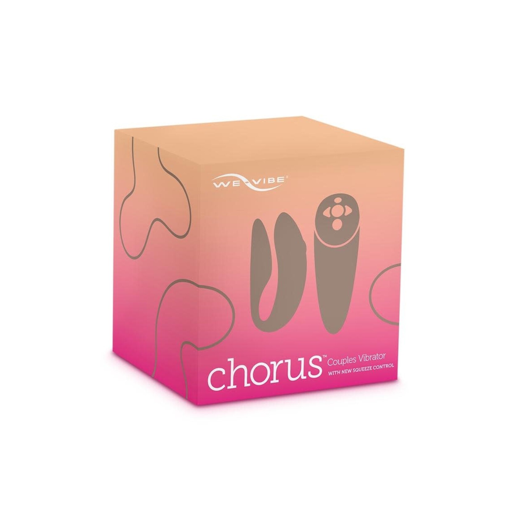 We-Vibe Chorus Rechargeable Couples Vibrator With Remote Control - Pink
