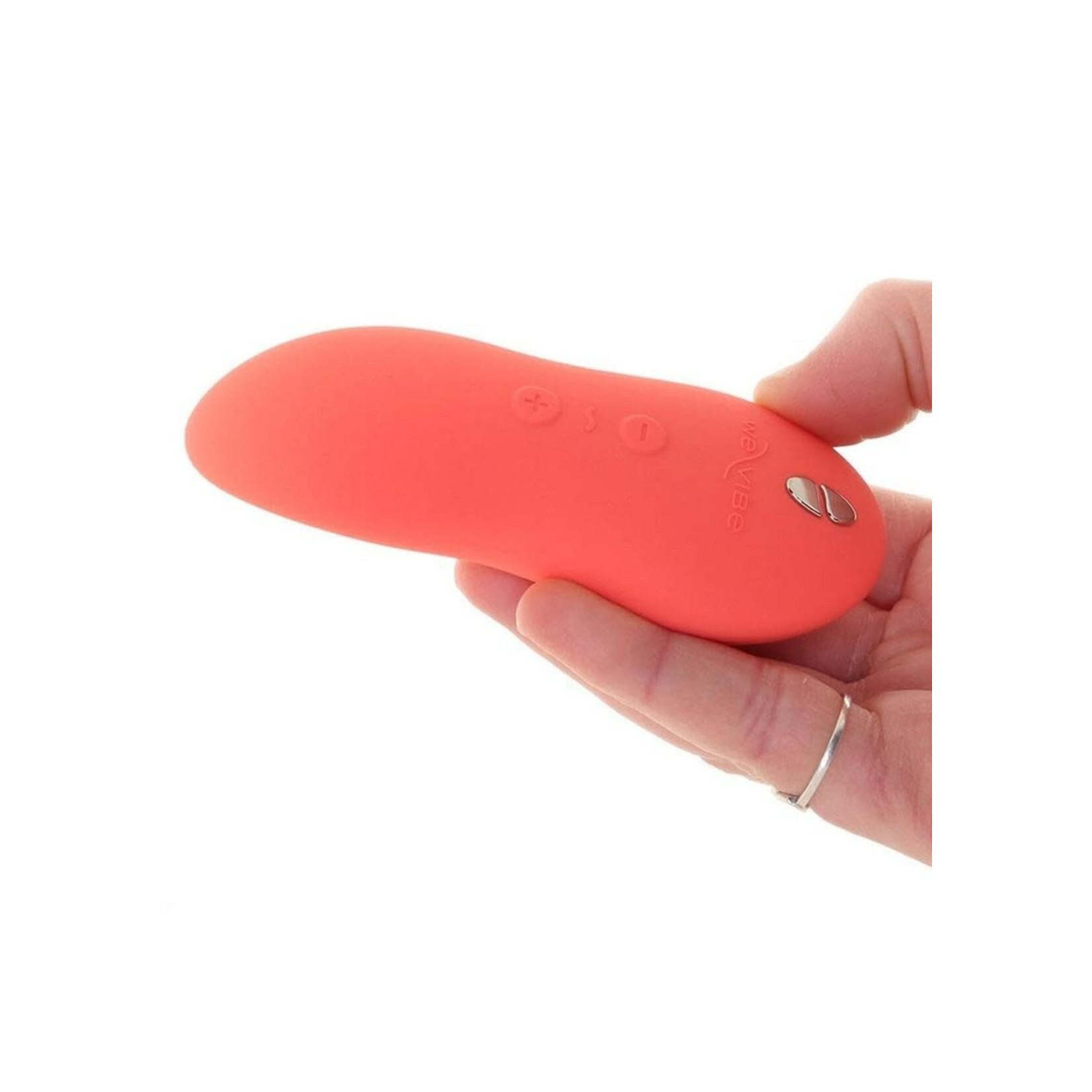 We-Vibe Touch X Rechargeable Silicone Clitoral Mini Vibrator - Crave Coral