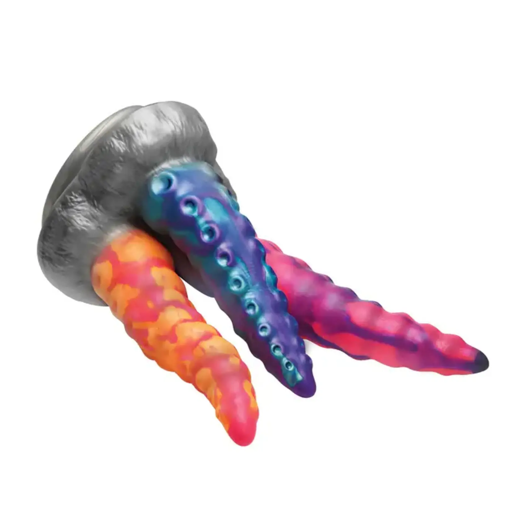 Creature Cocks Tenta- Trio Silicone Dildo - Multicolor