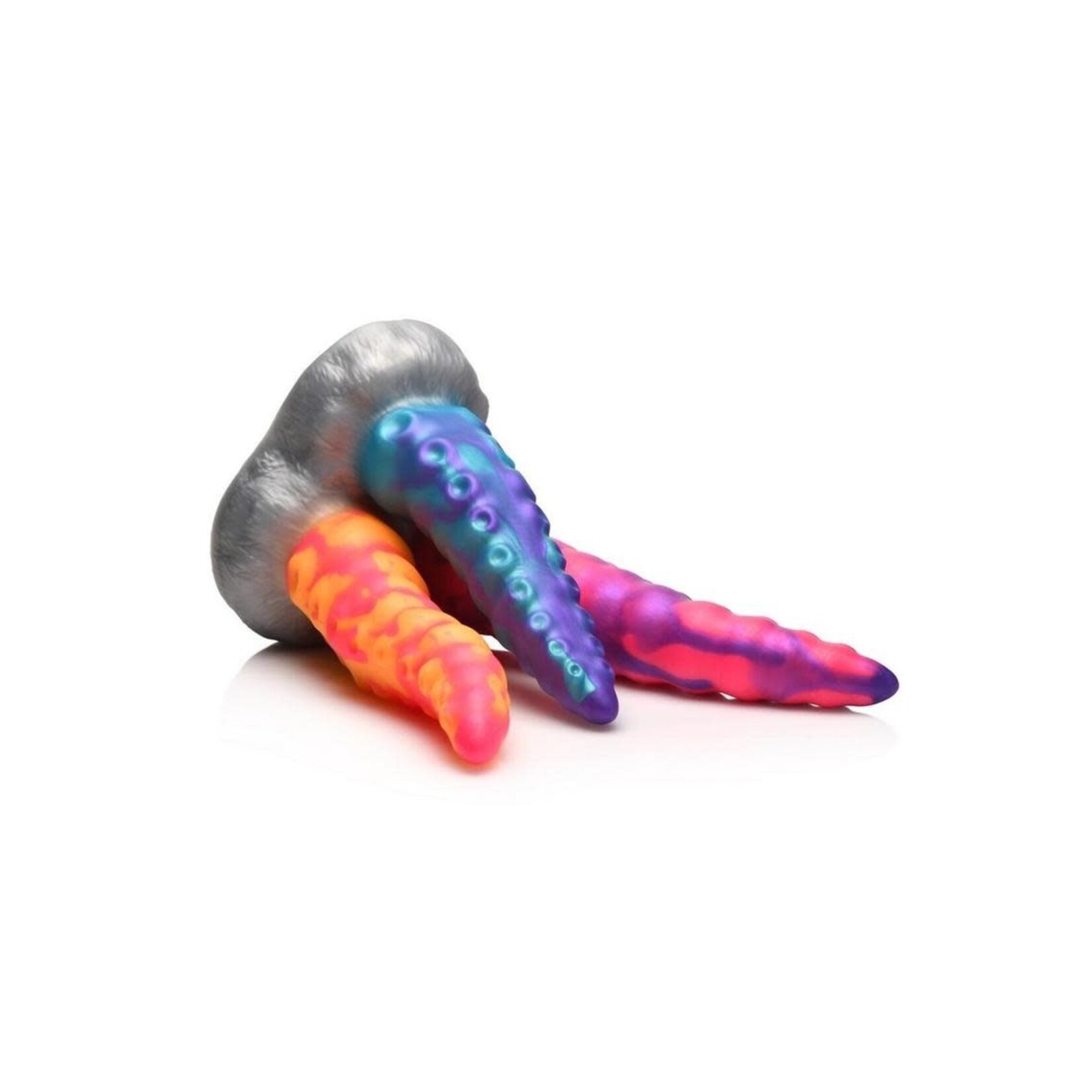 Creature Cocks Tenta- Trio Silicone Dildo - Multicolor