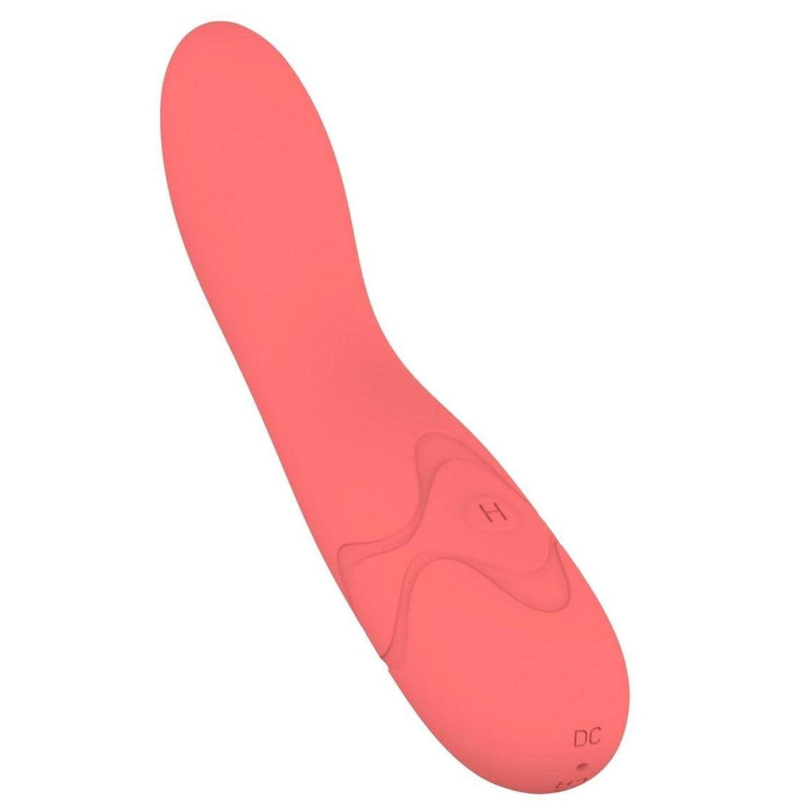 Hush Silicone G-Spot Vibrator - Coral