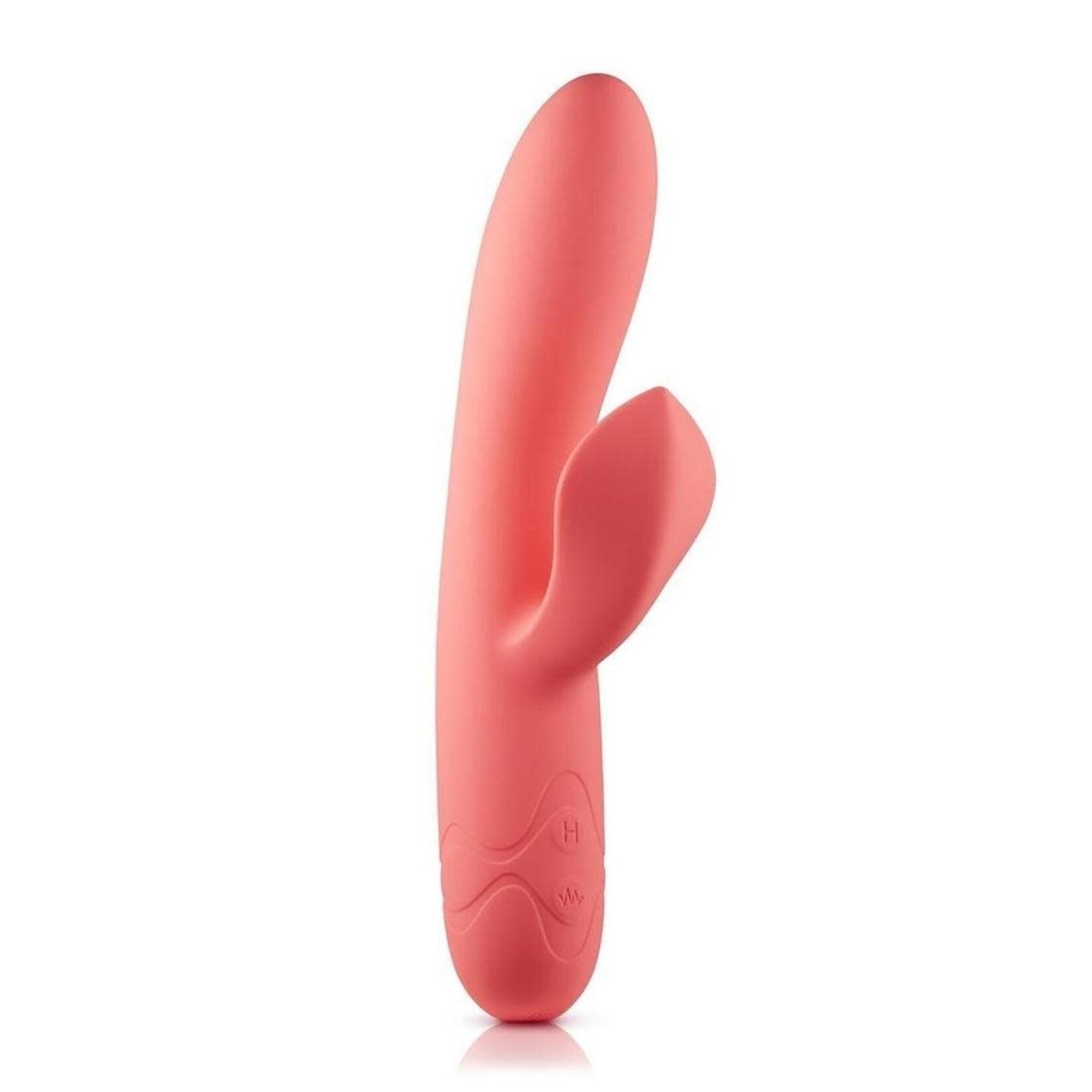 Hush Silicone Rabbit Vibrator - Coral
