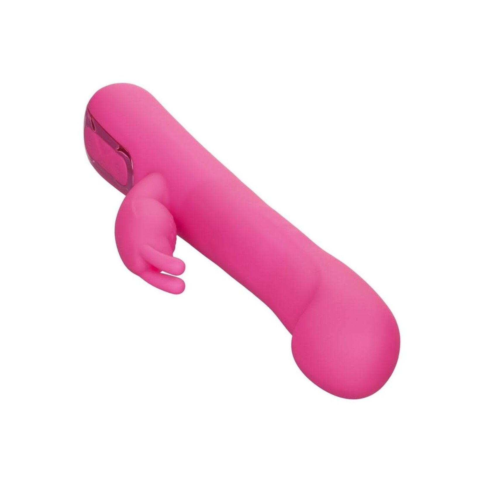 Jack Rabbit Elite Beaded G Rabbit Silicone Rechargeable Vibrator with Clitoral Stimulator - Pink