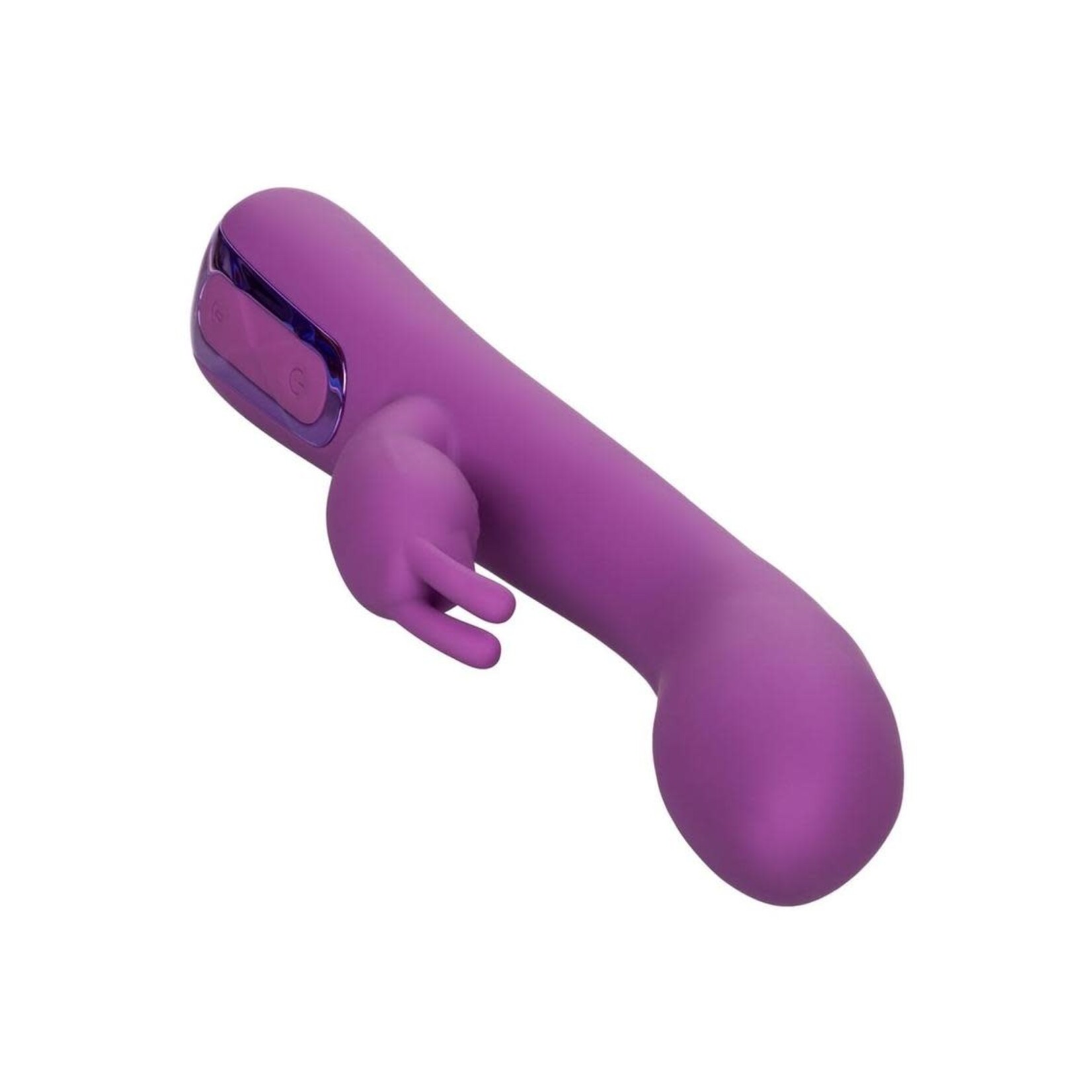 Jack Rabbit Elite Warming Rabbit Rechargeable Silicone Vibrator with Clitoral Stimulator - Purple