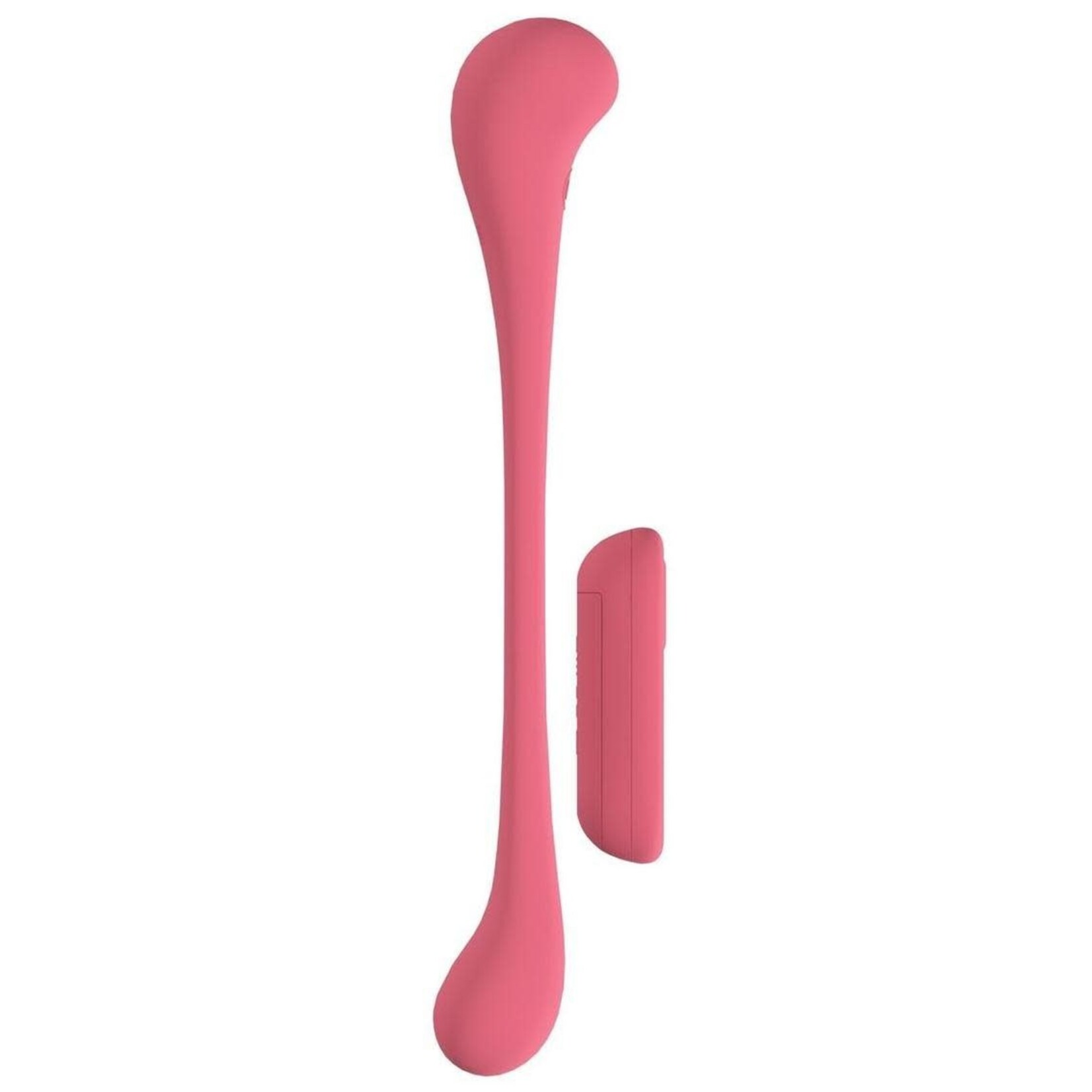 Loveline FlexEase Bend 10 Function Rechargeable Silicone Vibrator - Pink