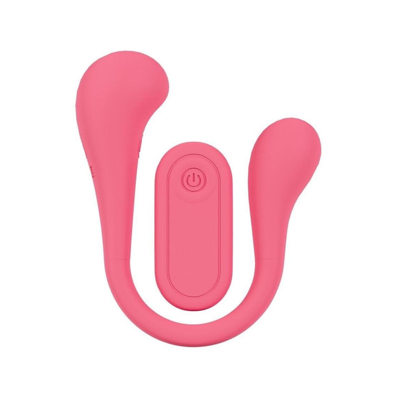Loveline FlexEase Bend 10 Function Rechargeable Silicone Vibrator - Pink