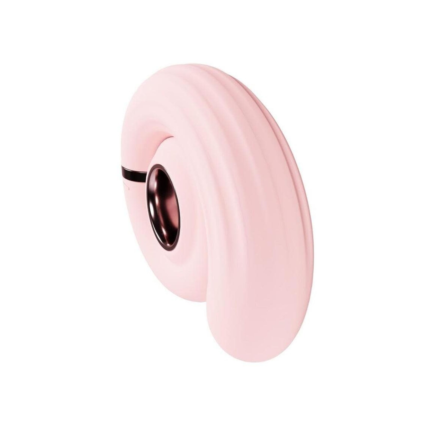 Loveline Tourner 10 Speed Silicone Rechargeable Vibrating Swirl Clitoral Stimulator - Pink