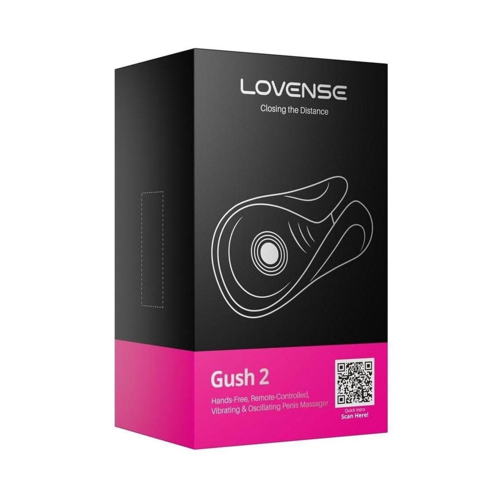 Lovense Gush 2 Handsfree Silicone Rechargeable Masturbator - Green