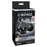 Fantasy C-Ringz Remote-Controlled Vibrating Cock Blocker - Black