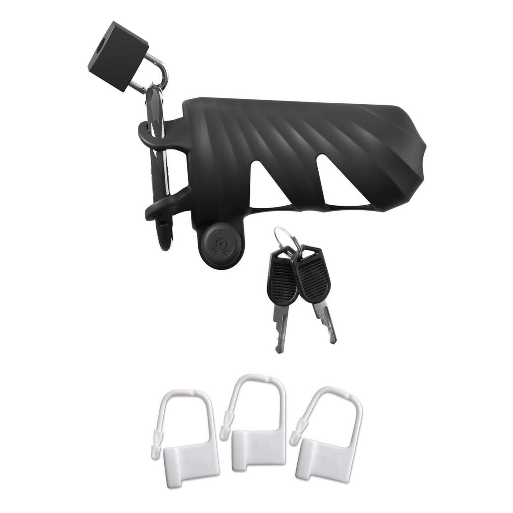 Fantasy C-Ringz Remote-Controlled Vibrating Cock Blocker - Black