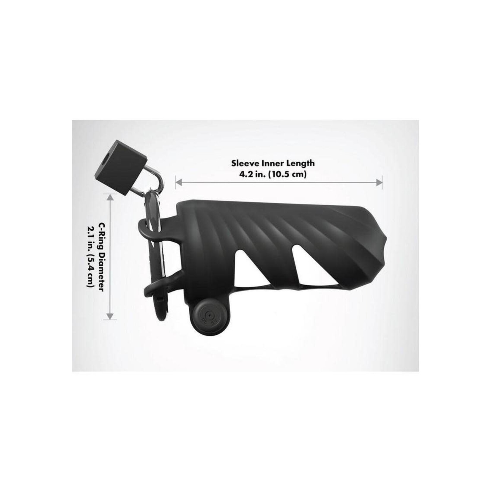 Fantasy C-Ringz Remote-Controlled Vibrating Cock Blocker - Black