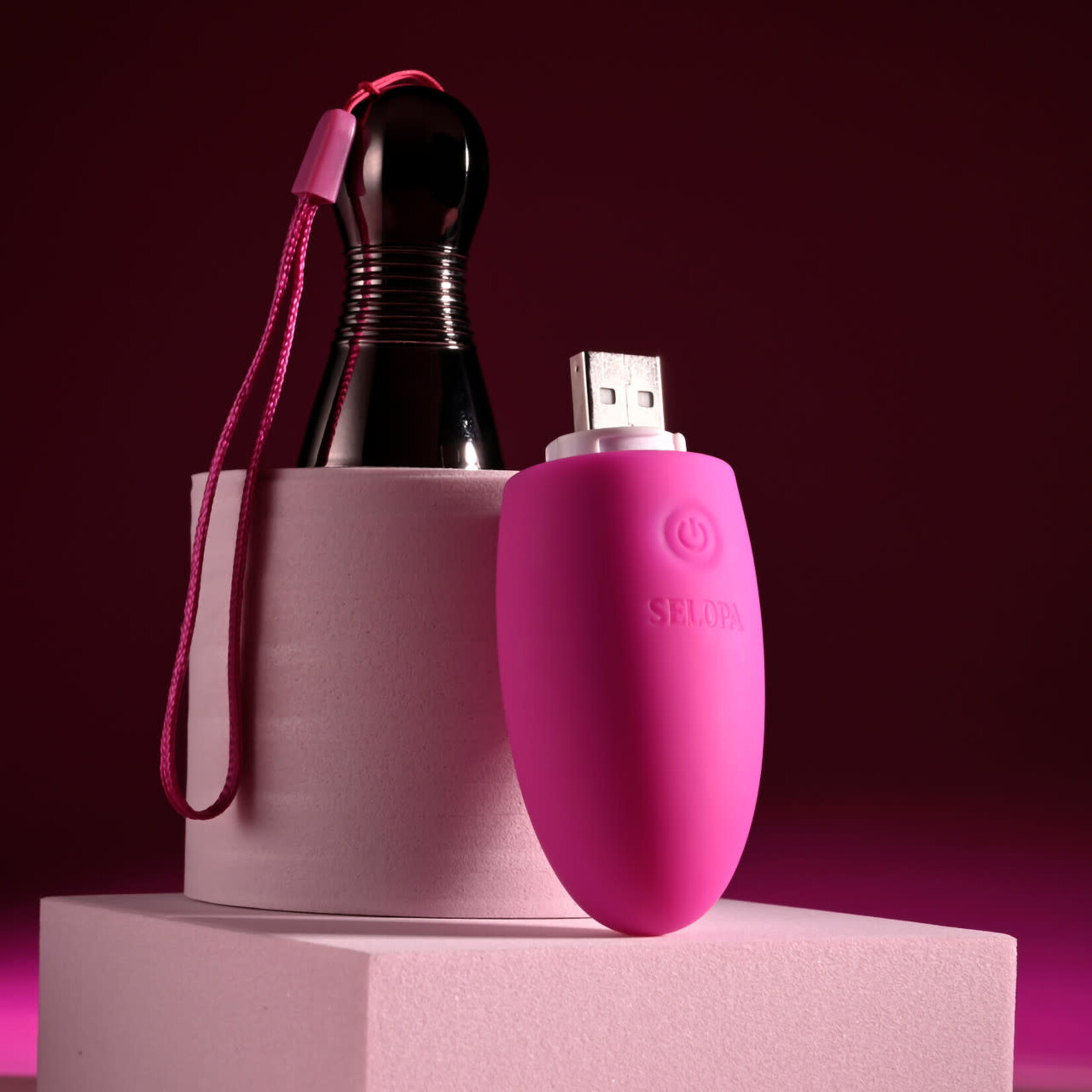 Selopa Companion Rechargeable Silicone Egg - Pink