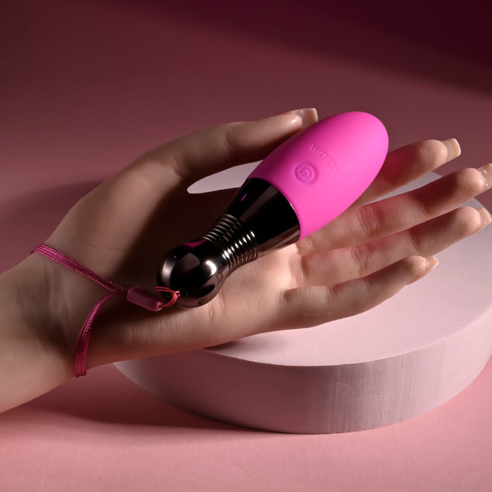 Selopa Companion Rechargeable Silicone Egg - Pink