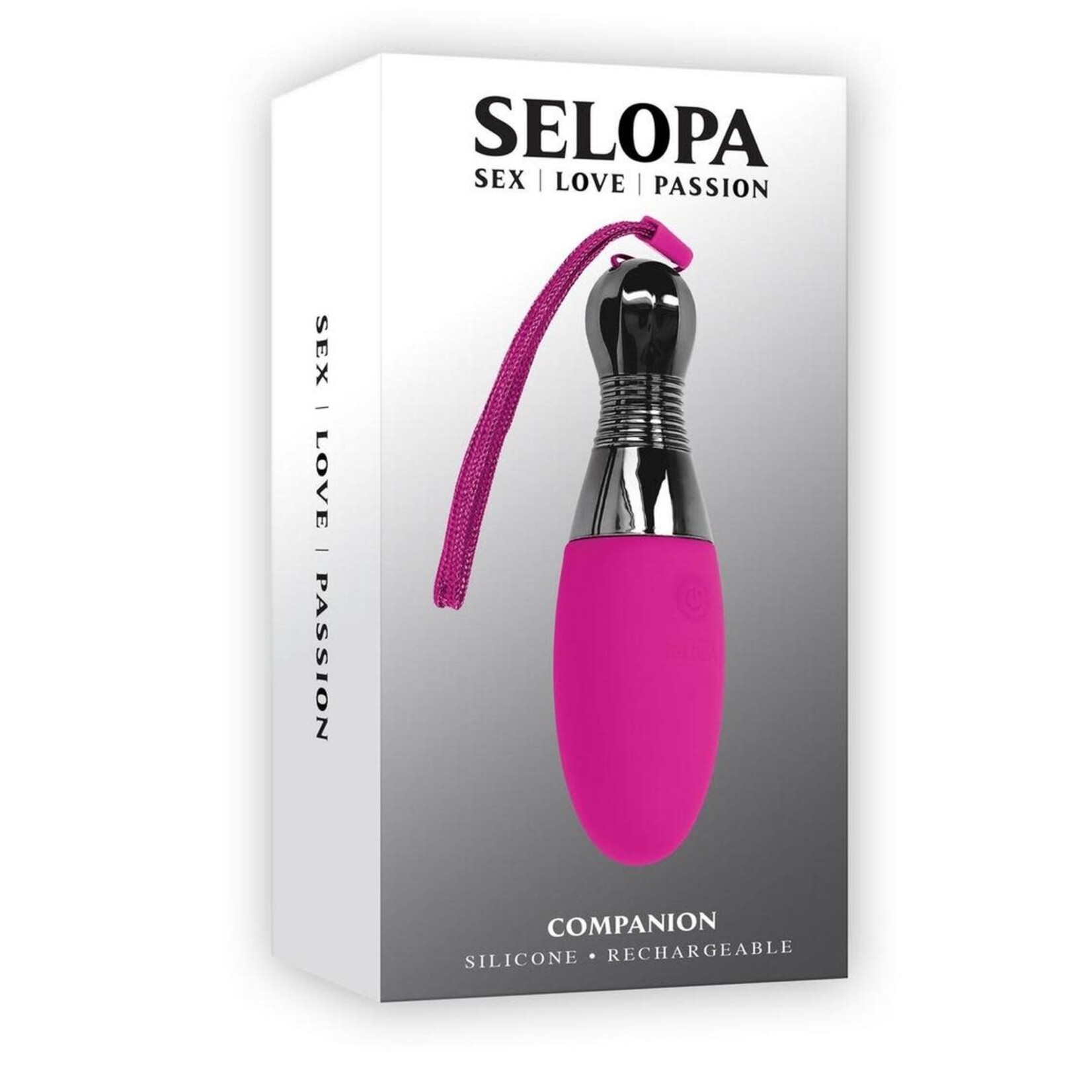 Selopa Companion Rechargeable Silicone Egg - Pink