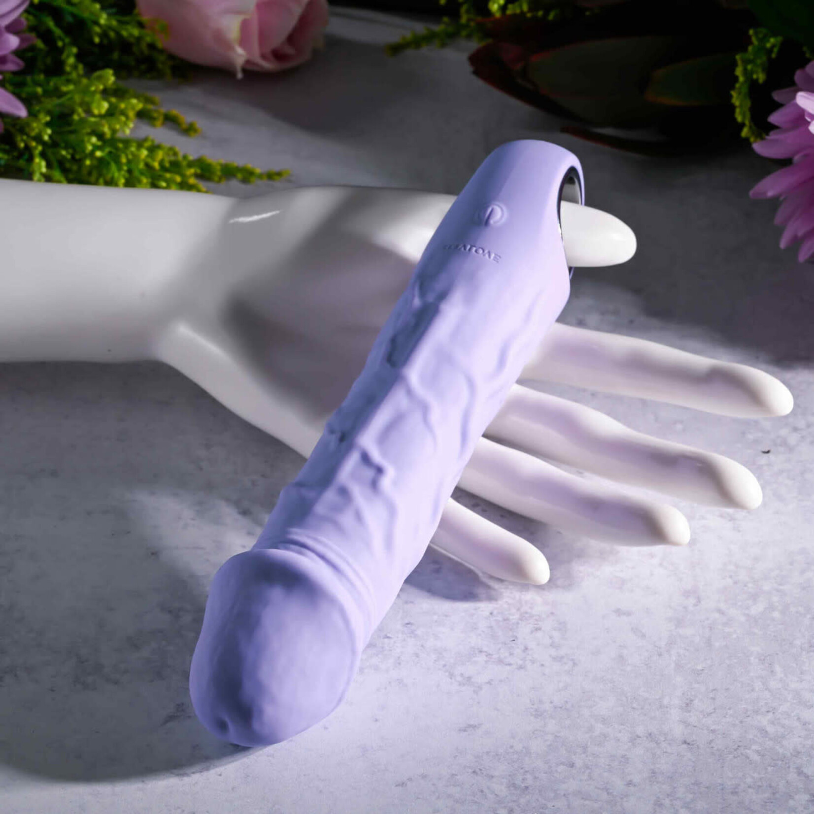 Purple Fantasy Rechargeable Silicone Vibrator - Purple