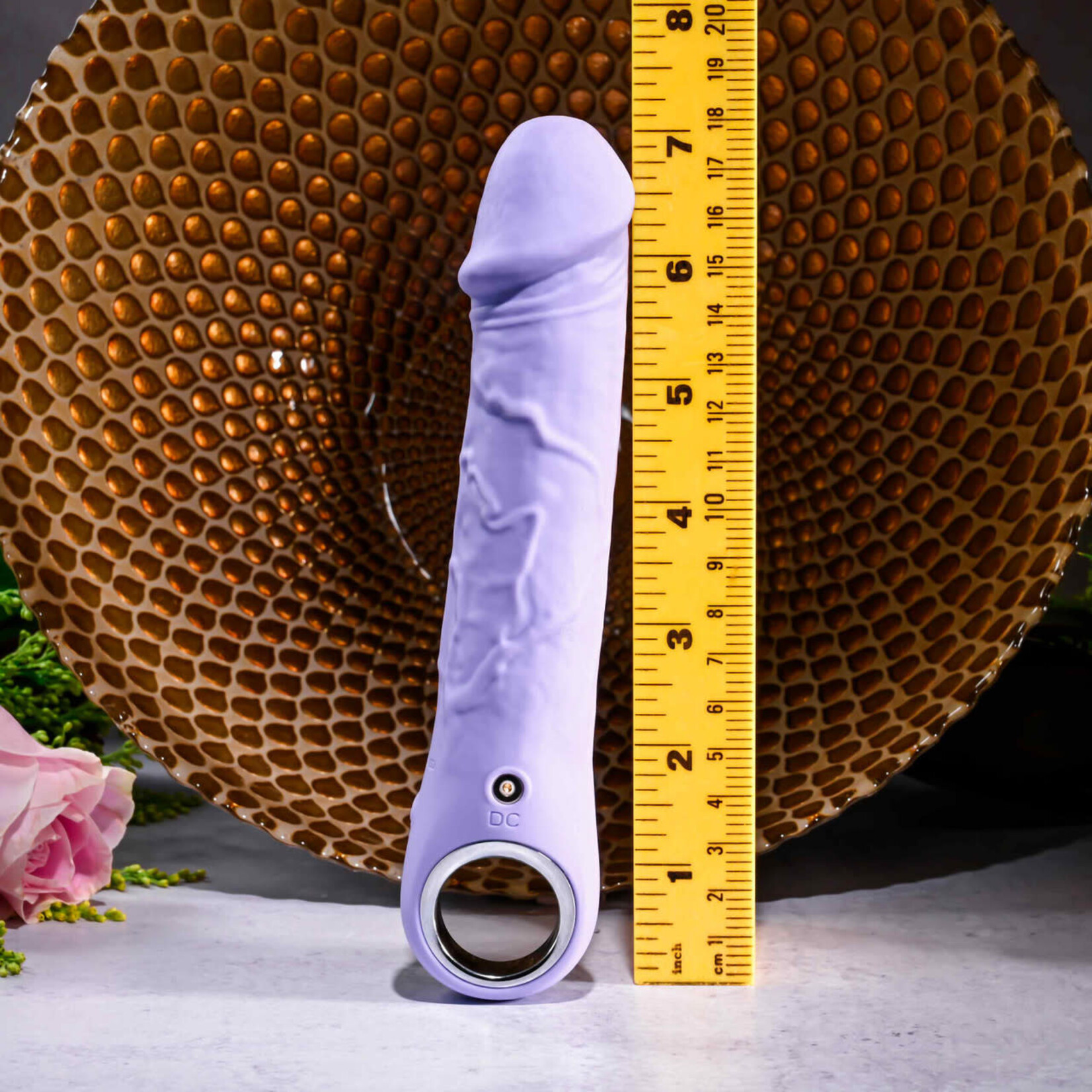 Purple Fantasy Rechargeable Silicone Vibrator - Purple