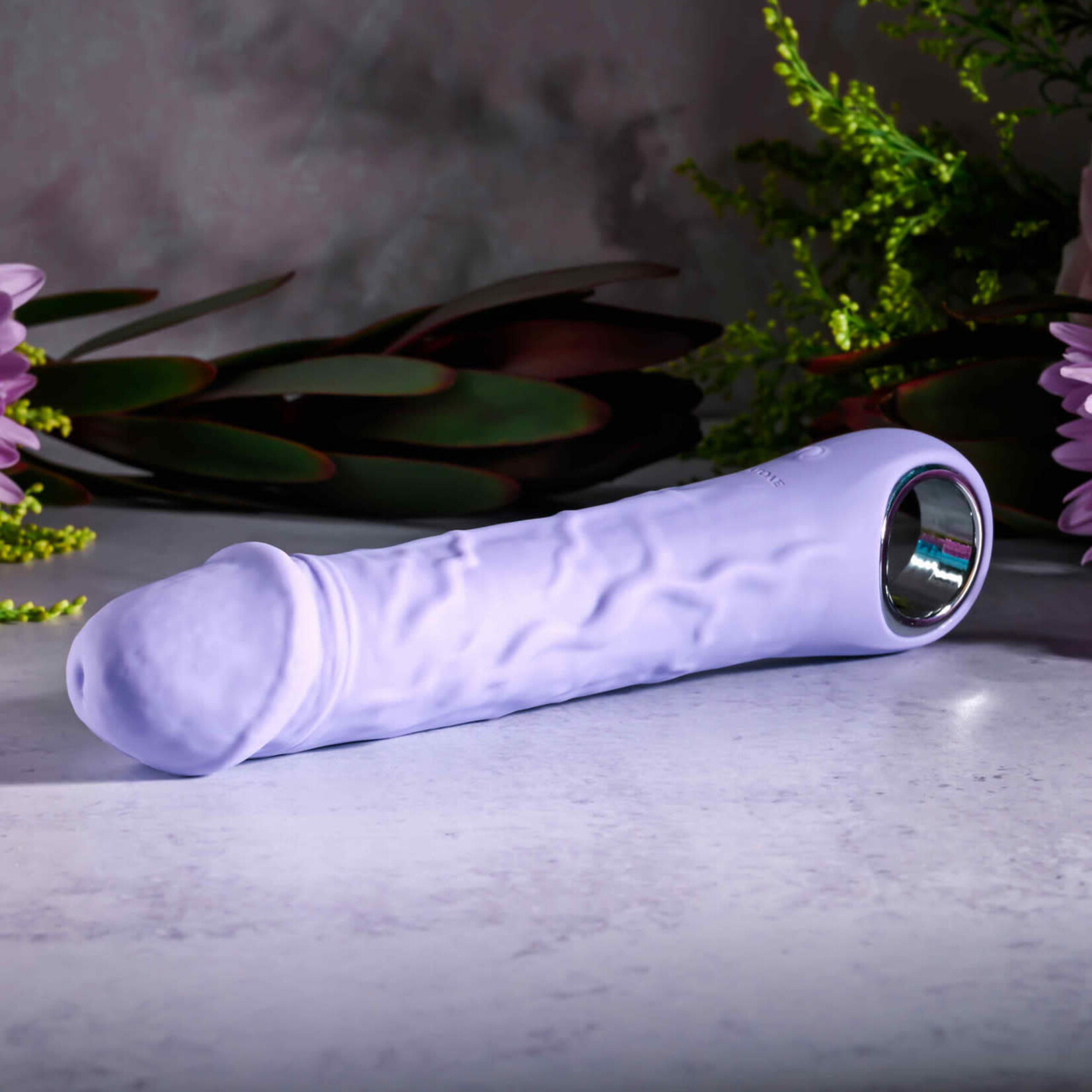 Purple Fantasy Rechargeable Silicone Vibrator - Purple