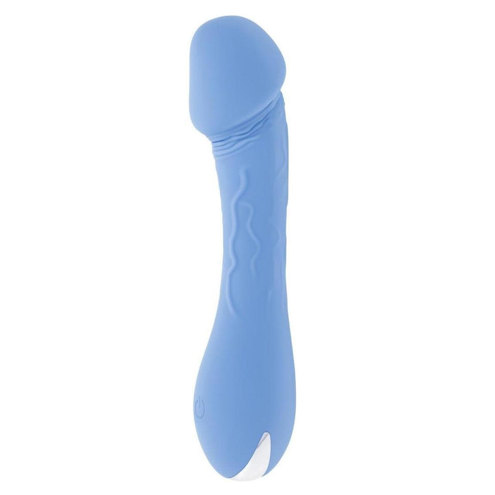 Selopa Dainty Dick Rechargeable Silicone Vibrating Dildo - Blue