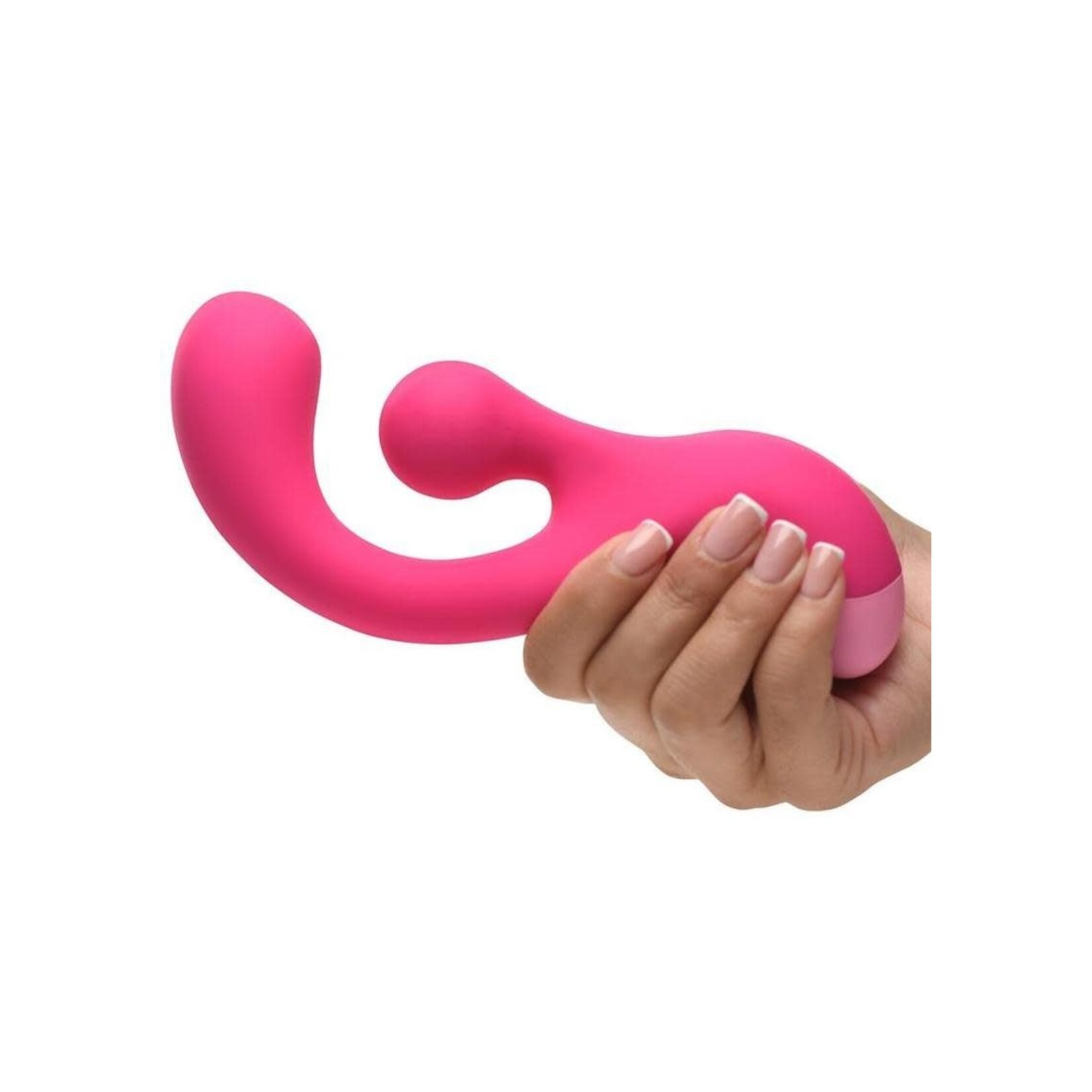 Bang! Gyro Rabbit Rechargeable Silicone Vibrator - Pink