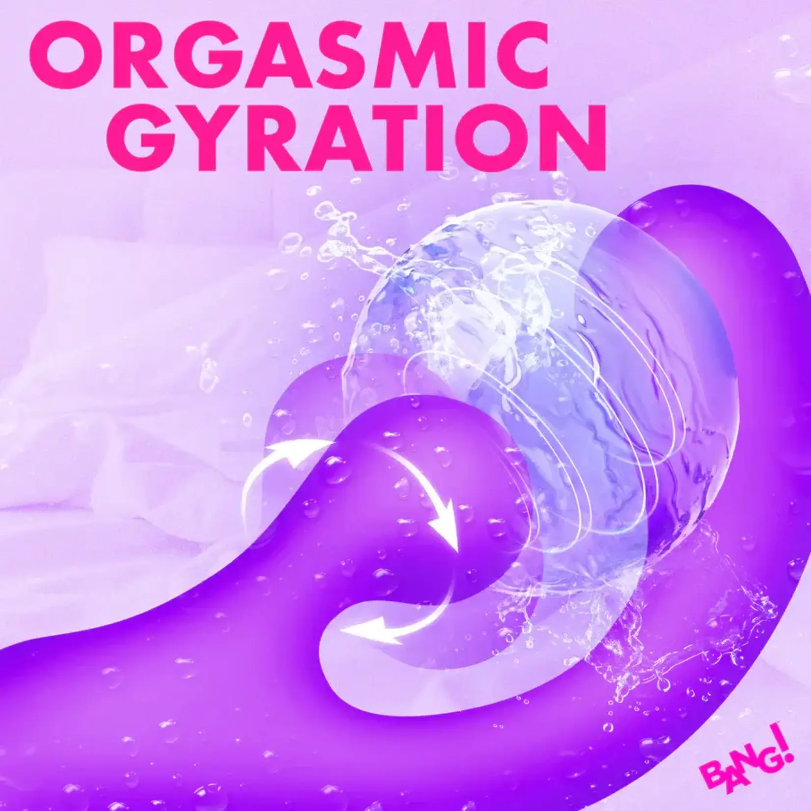 Bang! Gyro Rabbit Rechargeable Silicone Vibrator - Purple