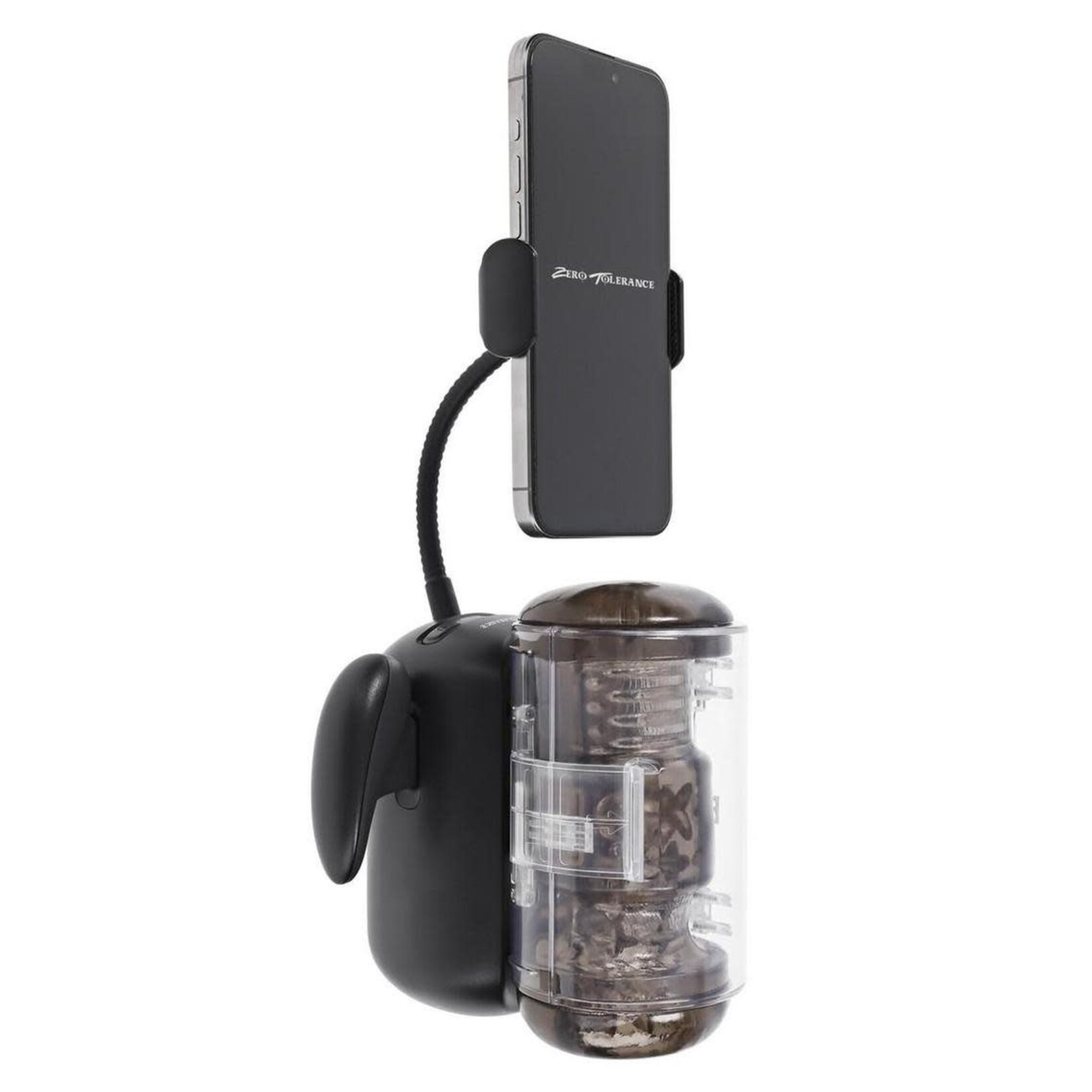 Zero Tolerance Hold Me Tight Rechargeable Heated Stroker - Black