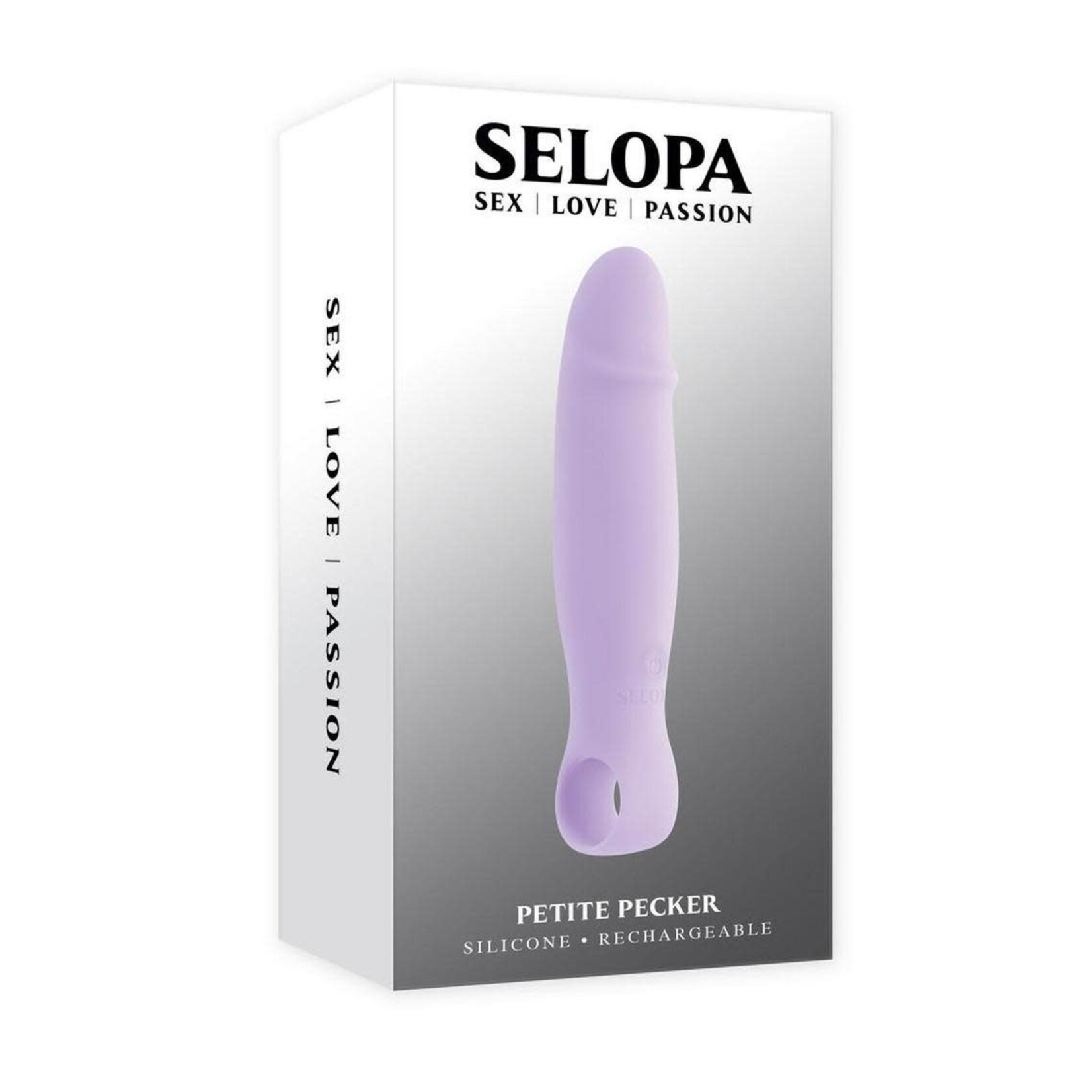 Selopa Petite Pecker Rechargeable Silicone Vibrator - Purple