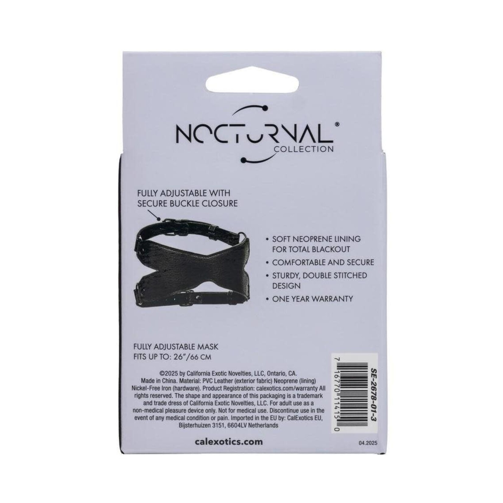 Nocturnal Collection X-Mask - Black