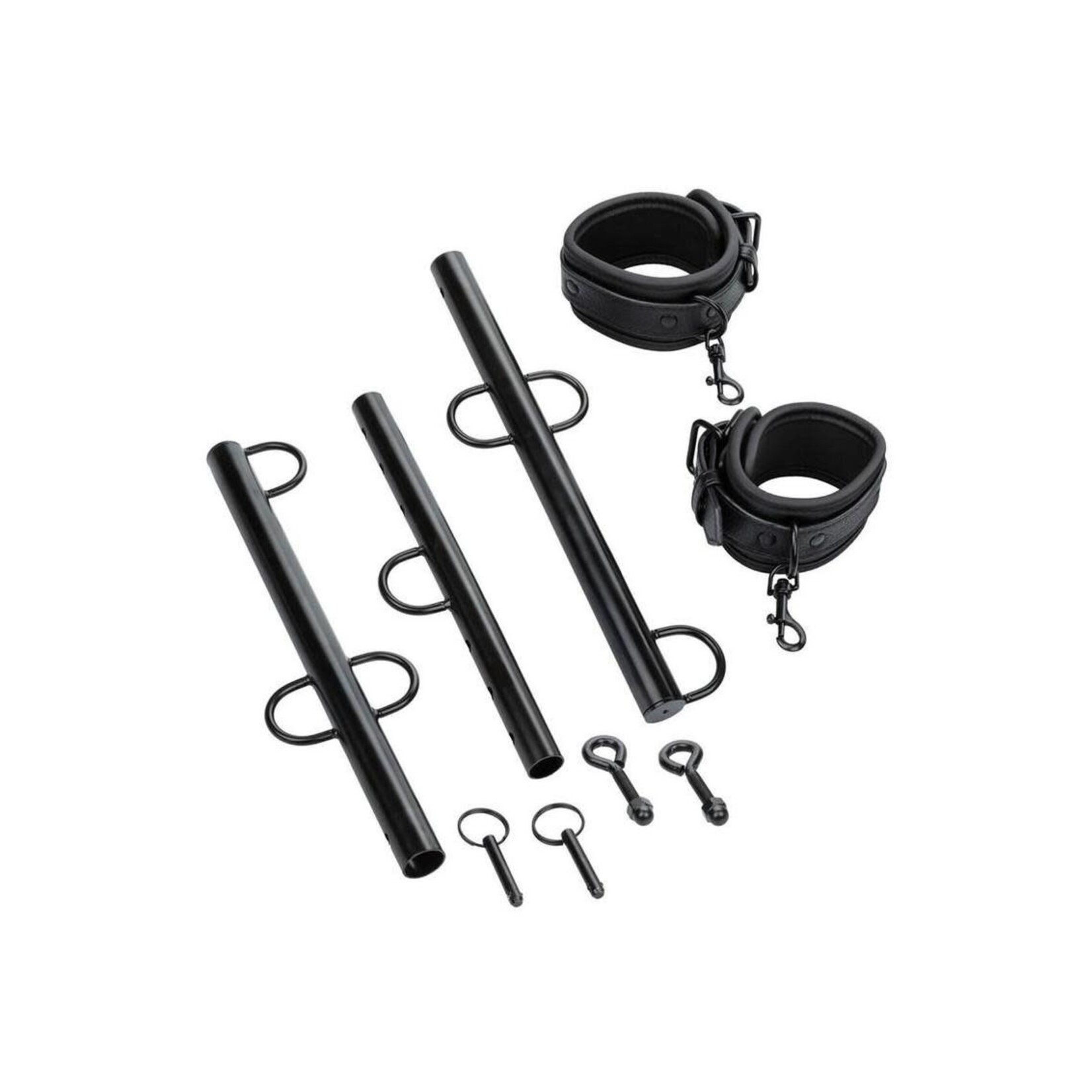 Nocturnal Collection Spreader Bar with Cuffs - Black