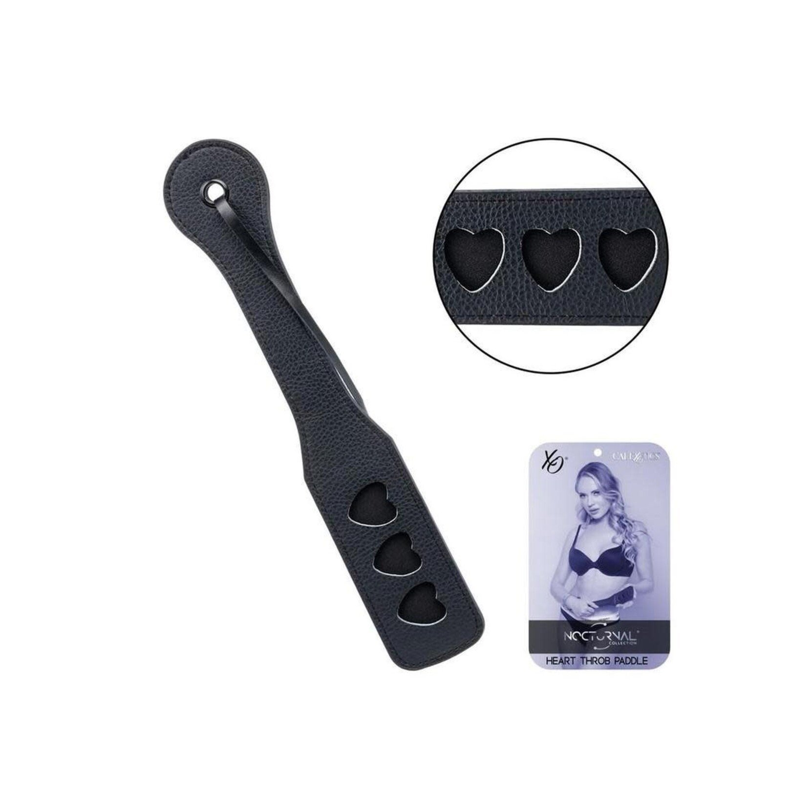 Nocturnal Collection Heart Throb Paddle - Black