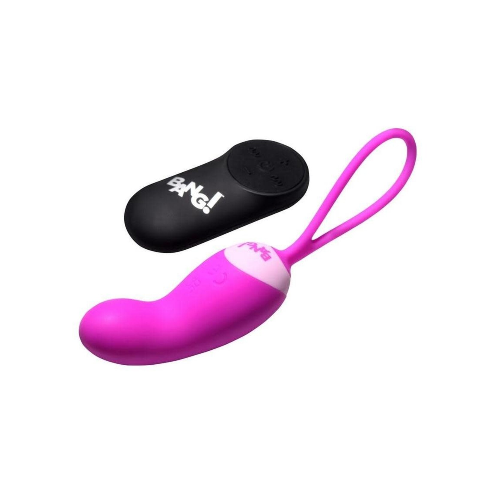 Bang Silicone Rechargeable Mini Vibrator with Remote Control - Purple