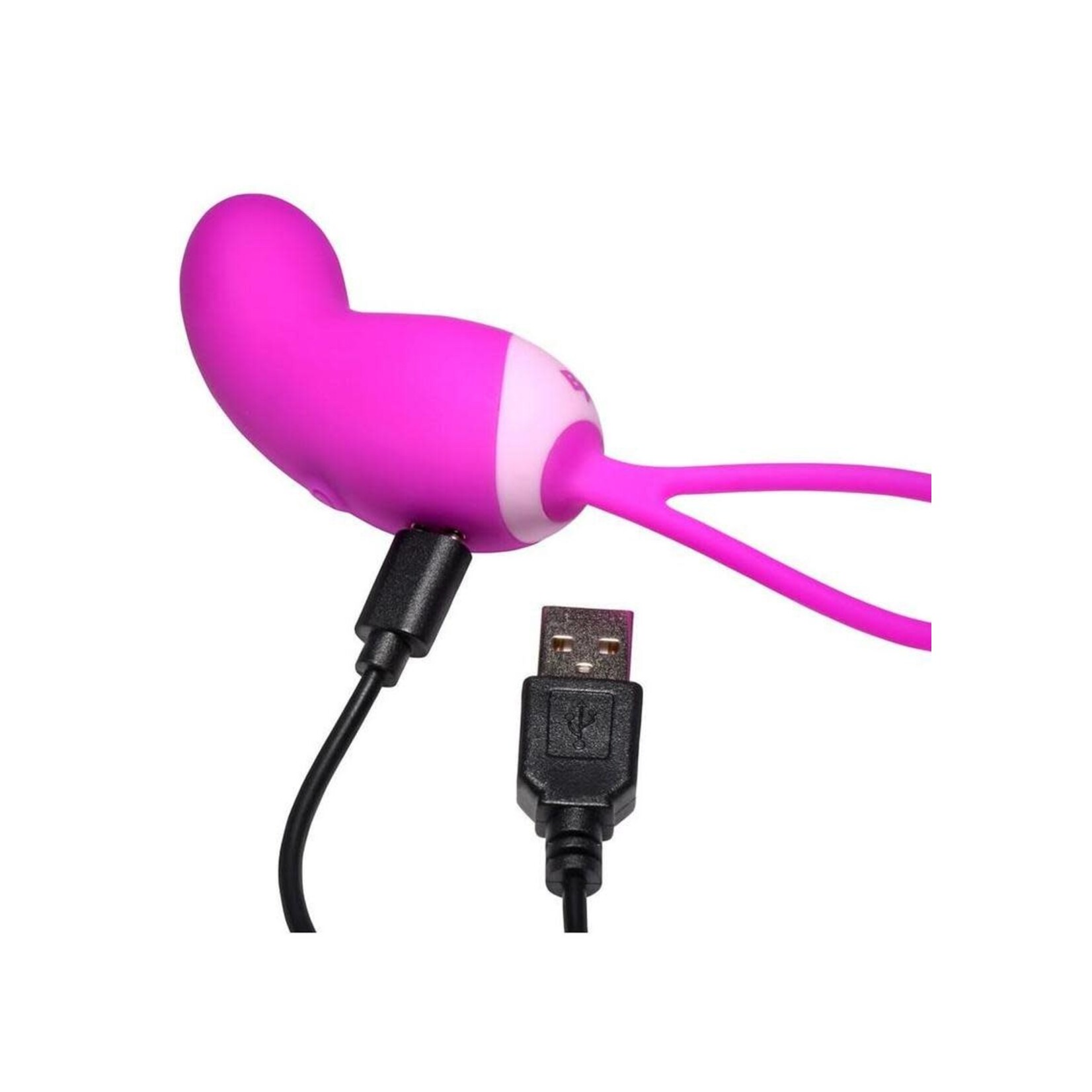 Bang Silicone Rechargeable Mini Vibrator with Remote Control - Purple