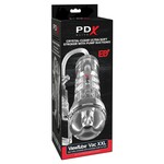 PDX Elite ViewTube Vac XXL Pump See-Thru EZ-Grip Pump Stroker - General Orifice - Clear