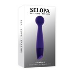 Selopa Gumball Rechargable Silicone Vibrating Wand - Purple
