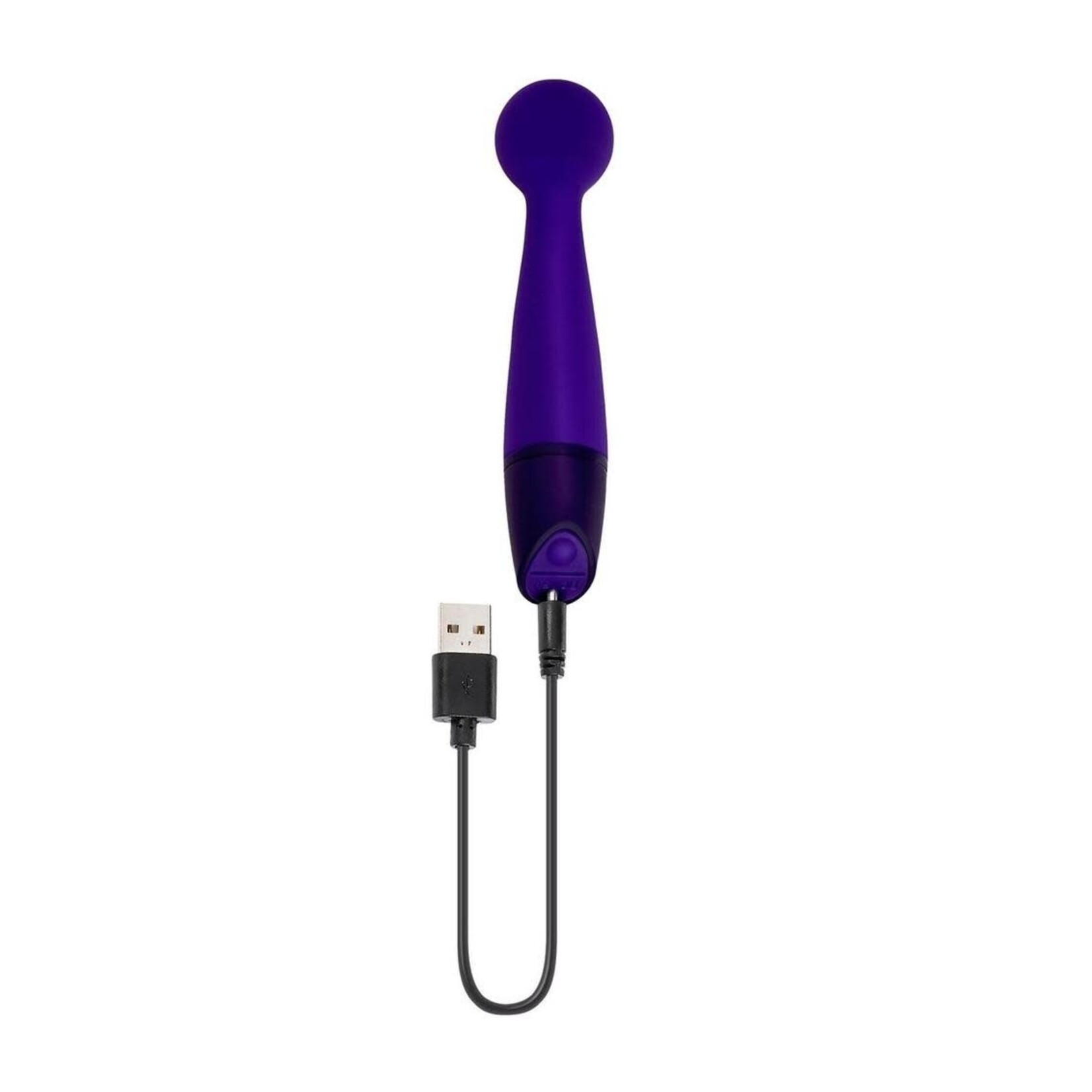 Selopa Gumball Rechargable Silicone Vibrating Wand - Purple