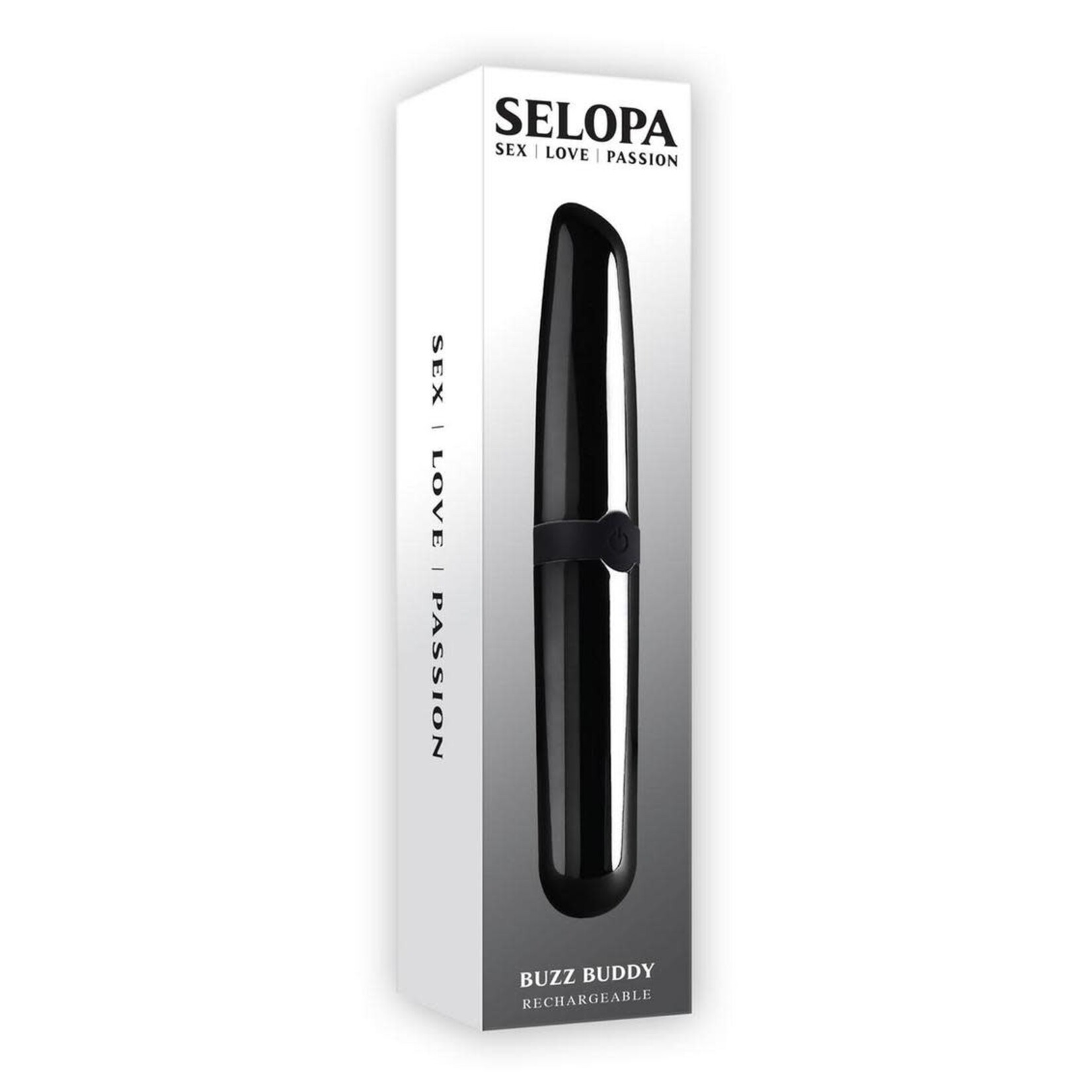 Selopa Buzz Buddy Rechargeable Bullet - Black