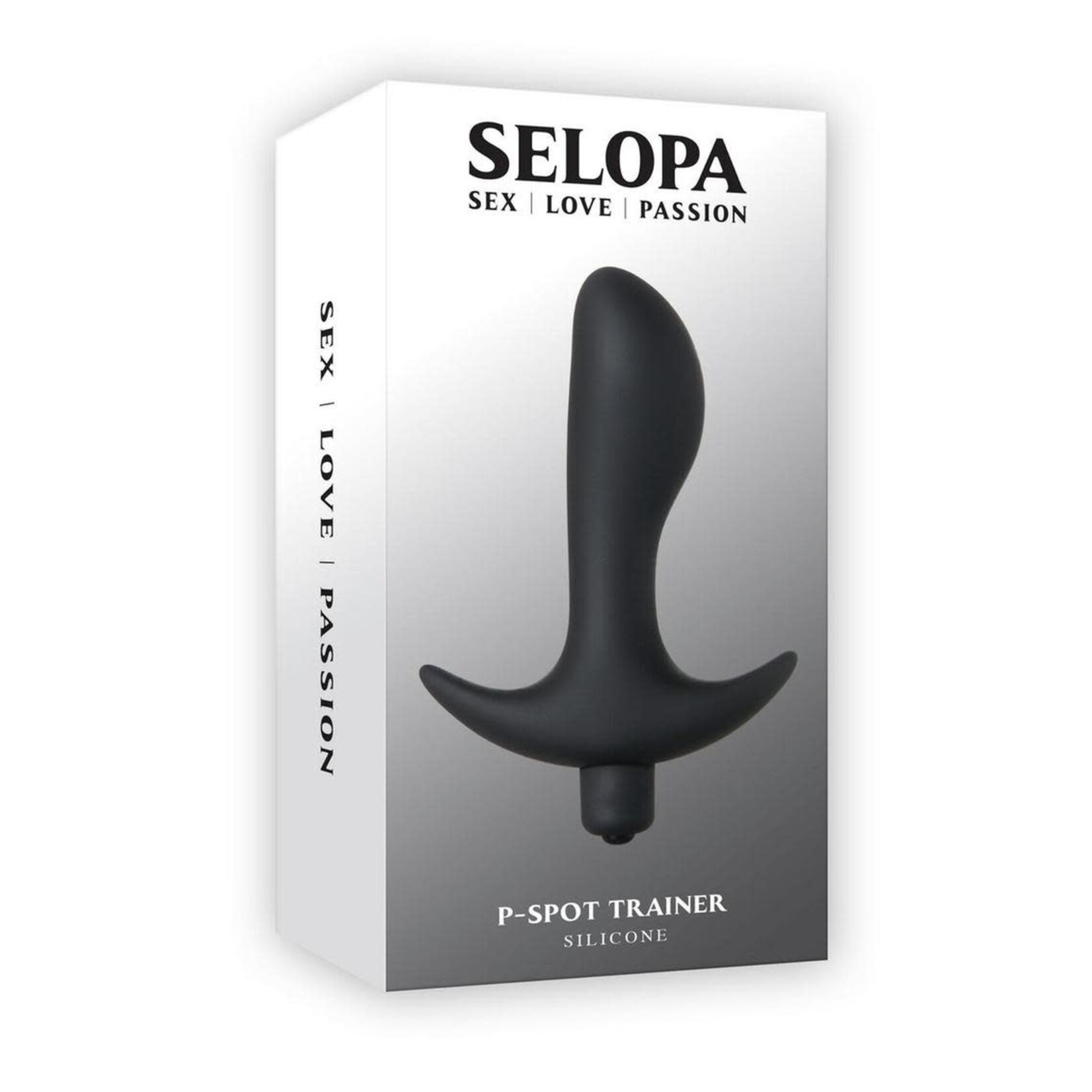 Selopa P-Spot Trainer Silicone Prostate Stimulator - Black