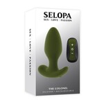 Selopa The Colonel Rechargeable Silicone Anal Plug - Green