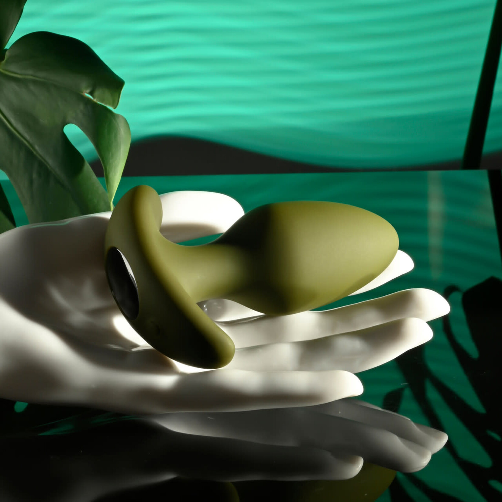 Selopa The Colonel Rechargeable Silicone Anal Plug - Green