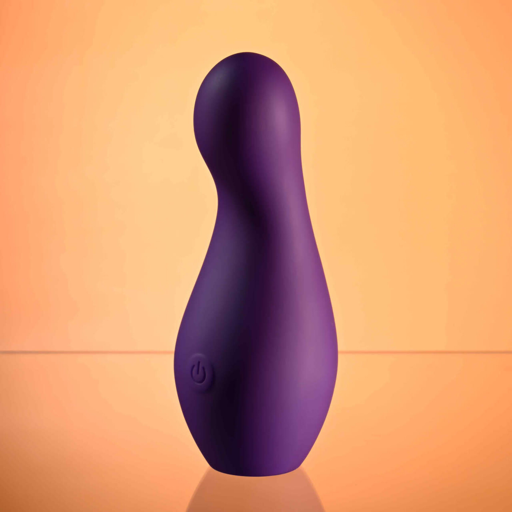 Playboy The Jet Set Rechargeable Silicone Clitoral Stimulating Mini Vibrator - Silver/Purple