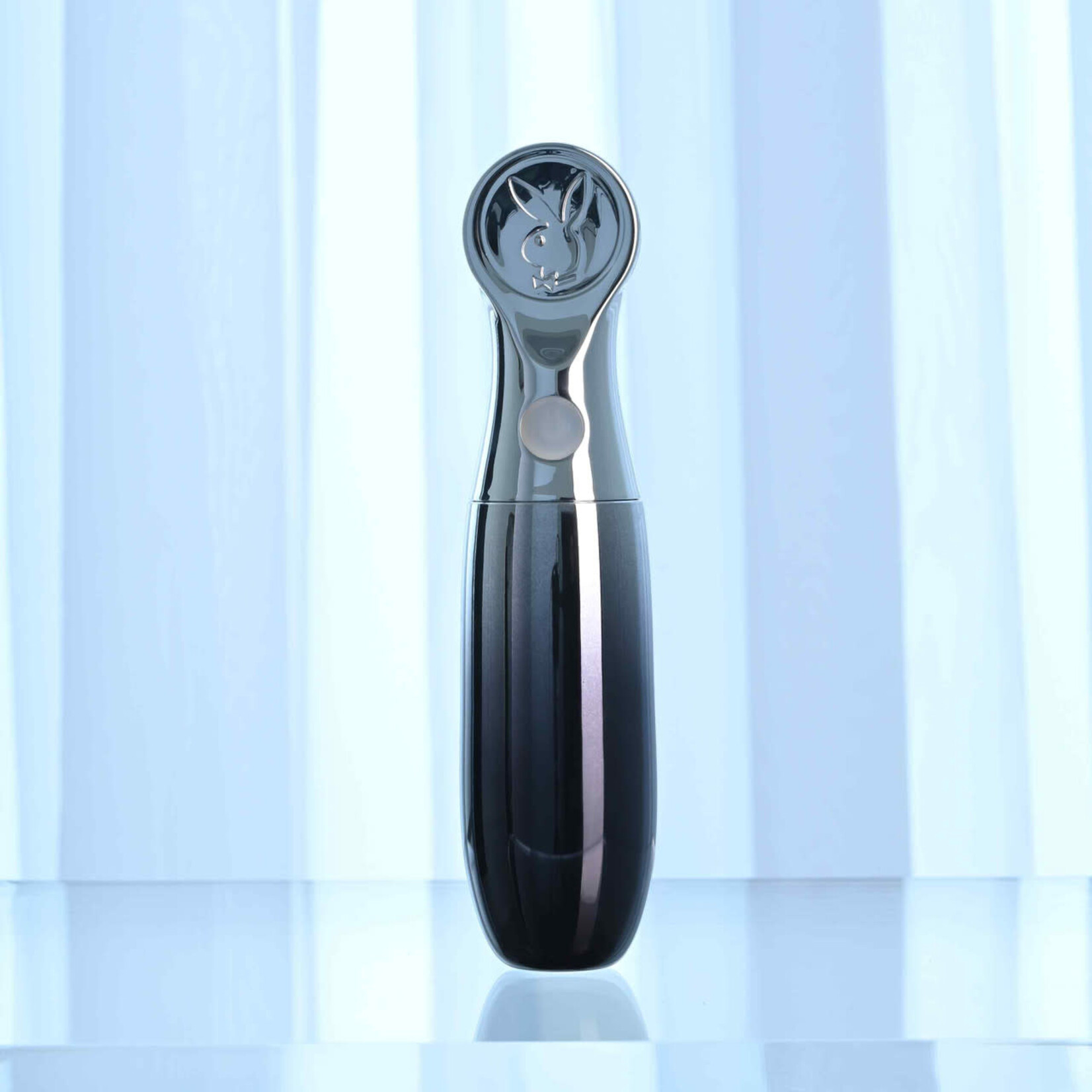 Playboy Bon Voyage Rechargeable Silicone Vibrator - Gray