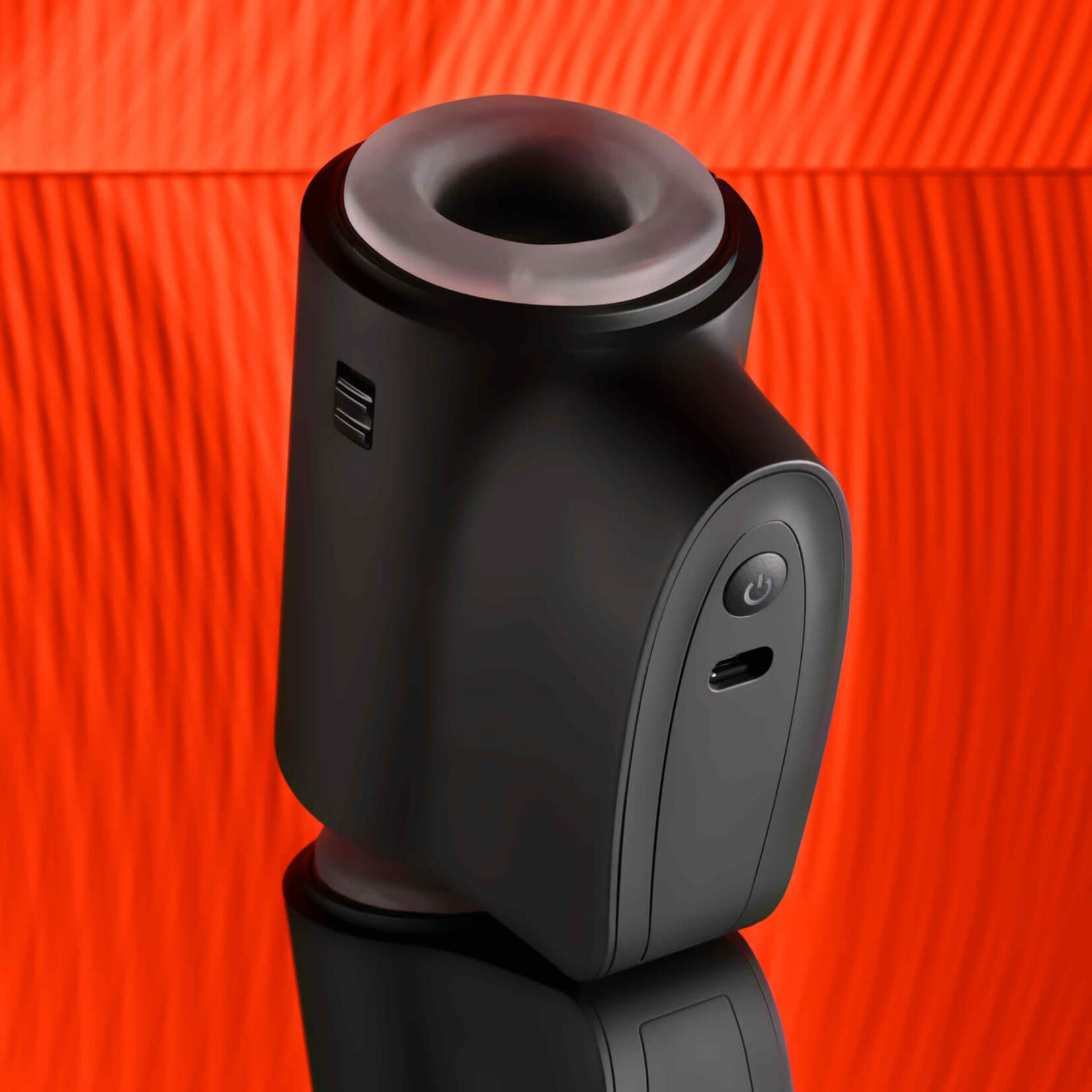 Playboy Come Along Dual End Rechargeable Masturbator - Black/Clear