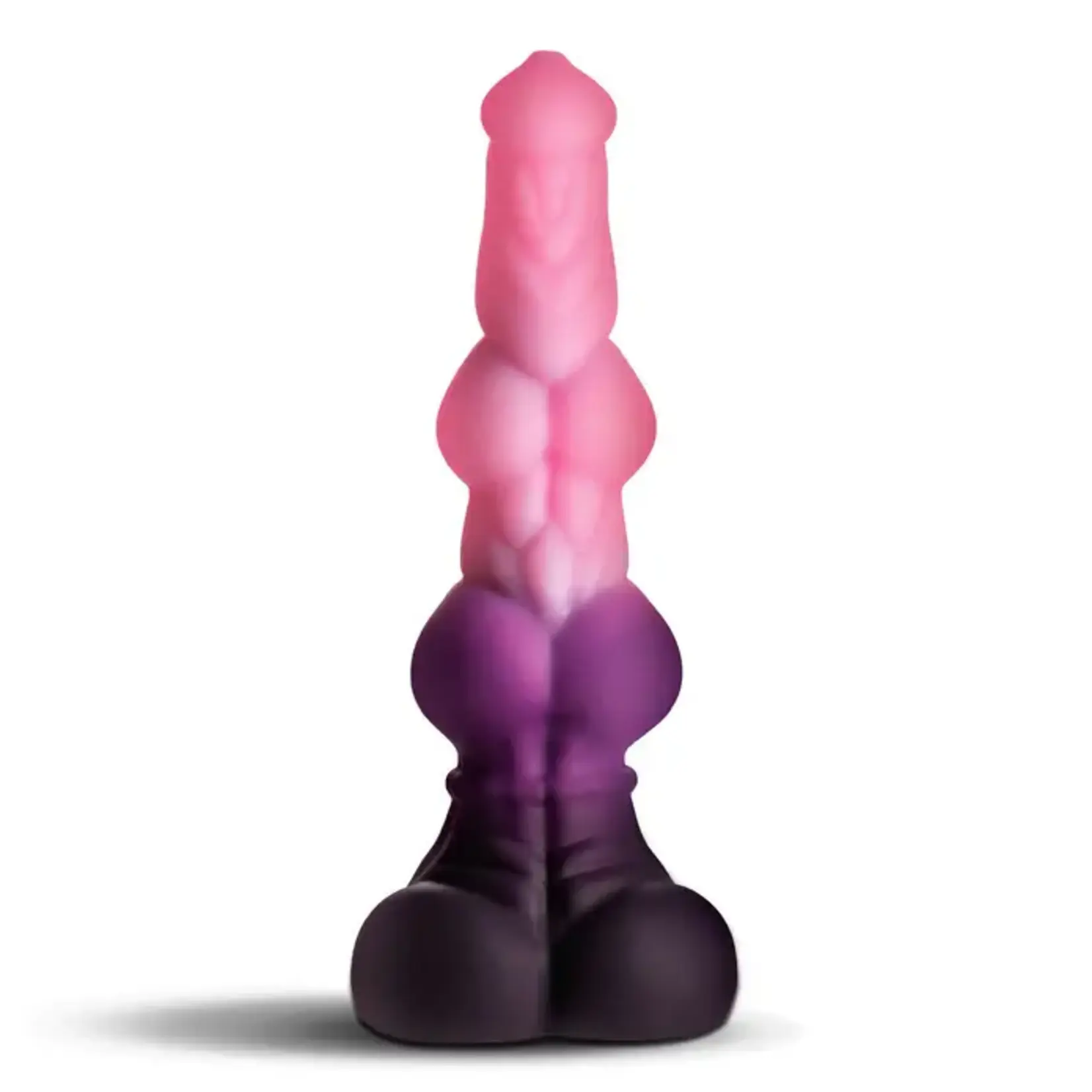 Creature Cocks Lycan Werewolf Silicone Dildo - Pink/Purple