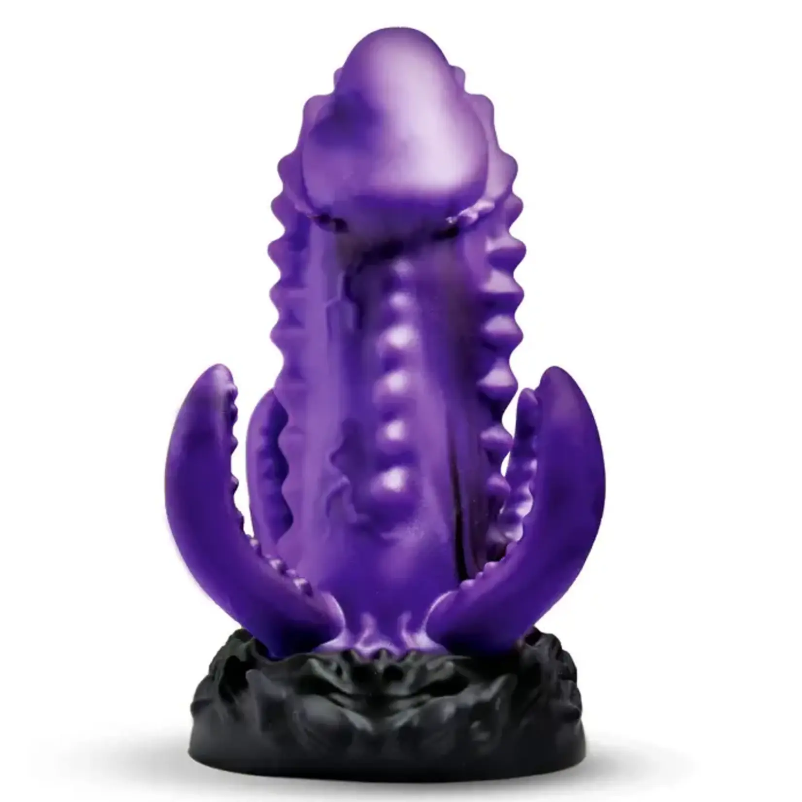 Creature Cocks Leviathan Silicone Dildo - Purple/Black