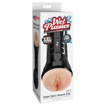 PDX Extreme Wet Pussies Super Juicy Snatch XXL Self Lubricating Stroker - Vanilla