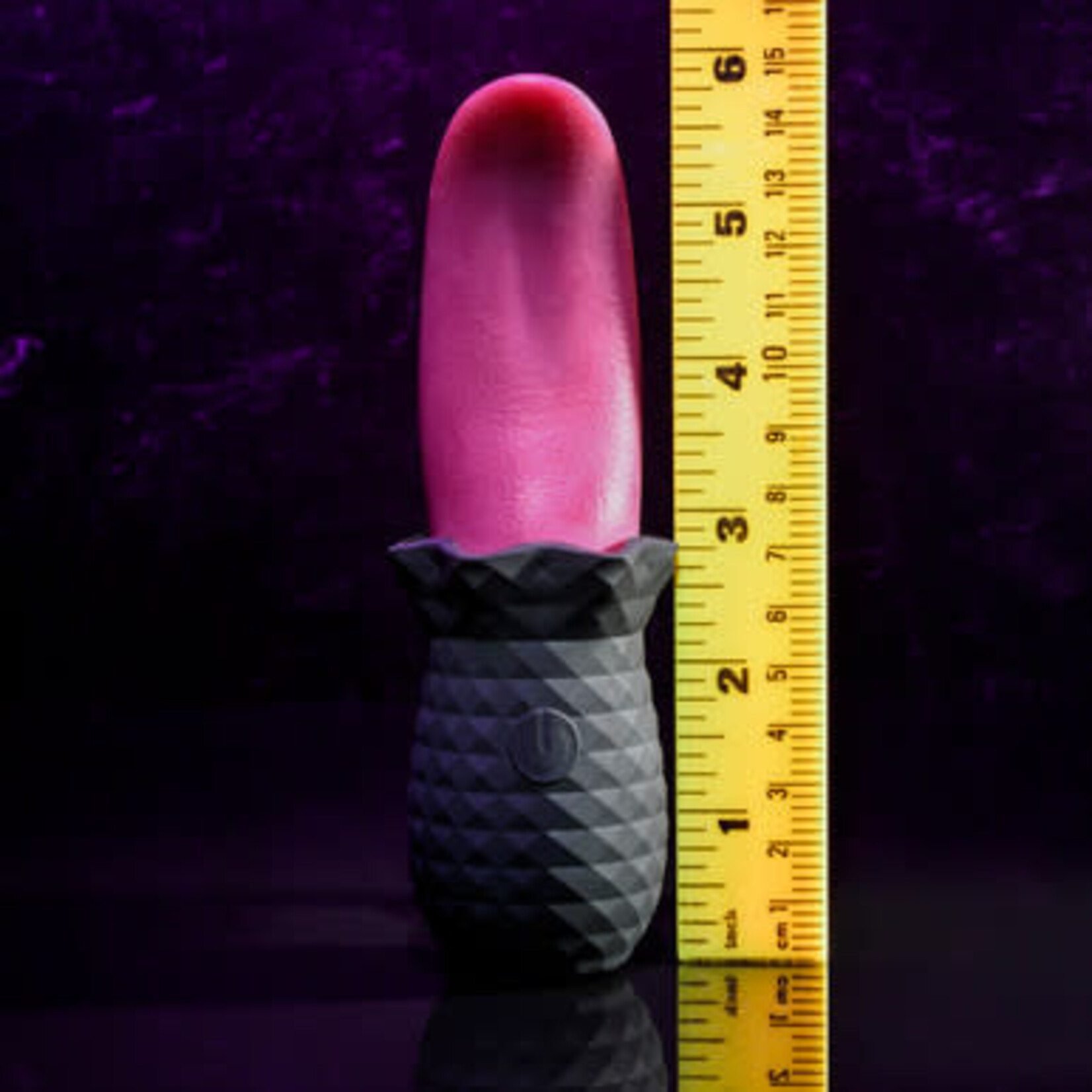 Selopas Tongue Teaser Rechargeable Silicone Clitoral Stimulator - Black