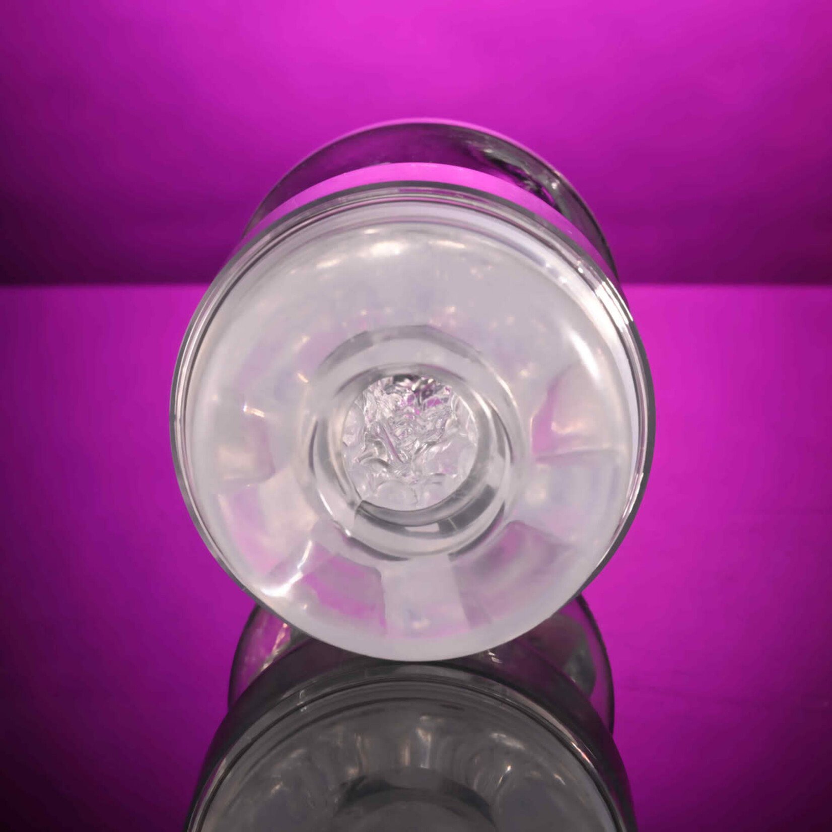 Selopa Stroke of Luck Masturbator with Vibrating C-Ring - Clear