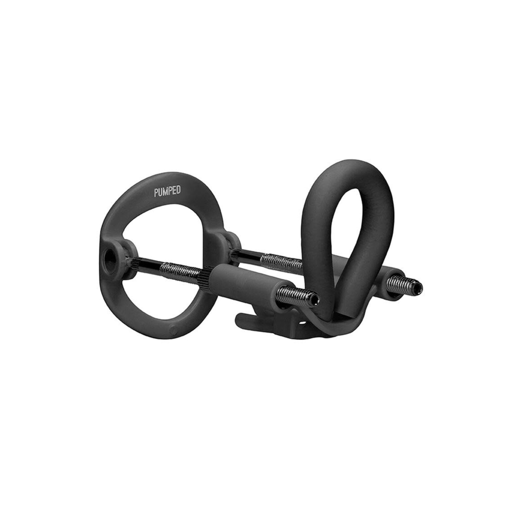 Pumped Silicone Penis Extender - Black