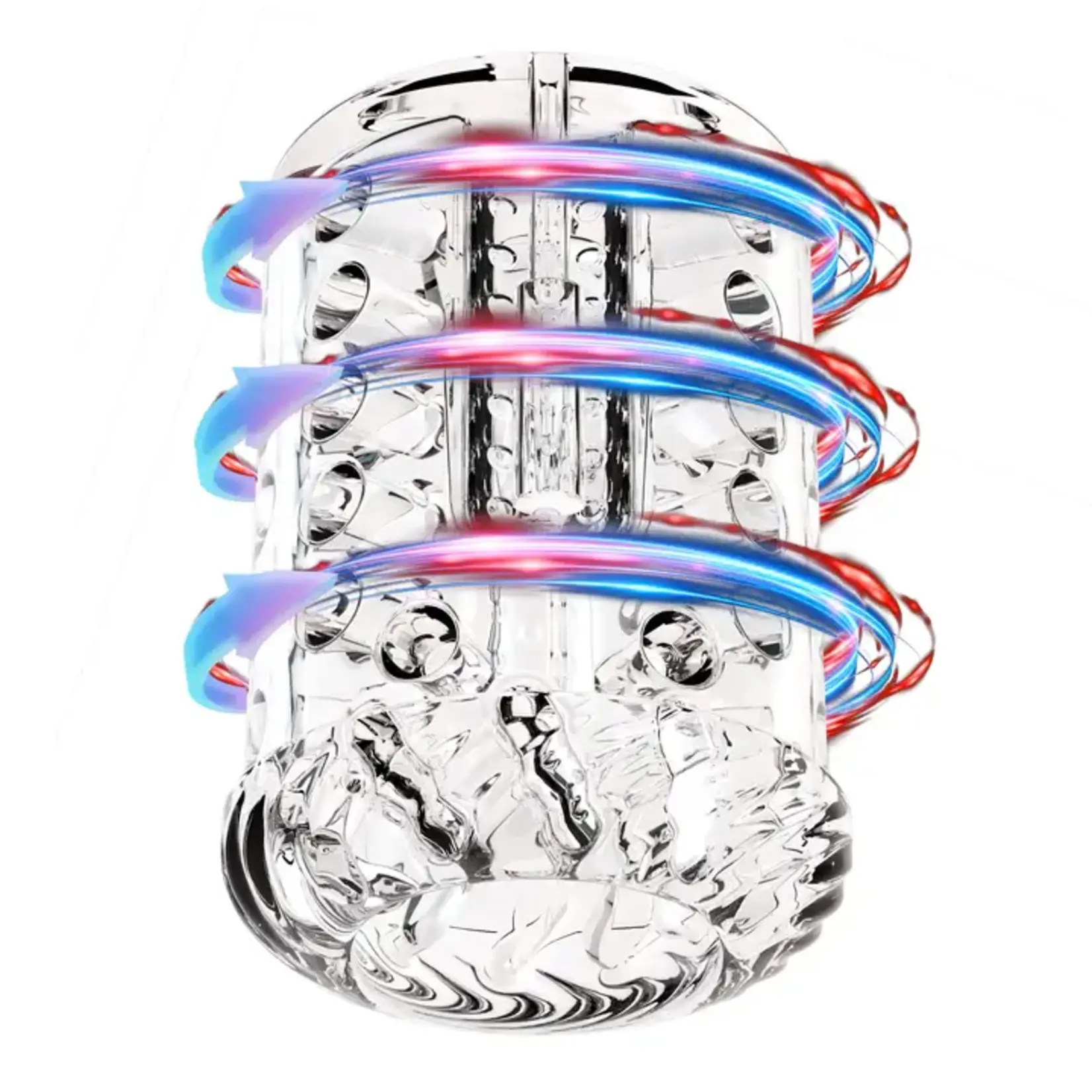 M for Men SpinMaster Pro Rechargeable Masturbator - Grey