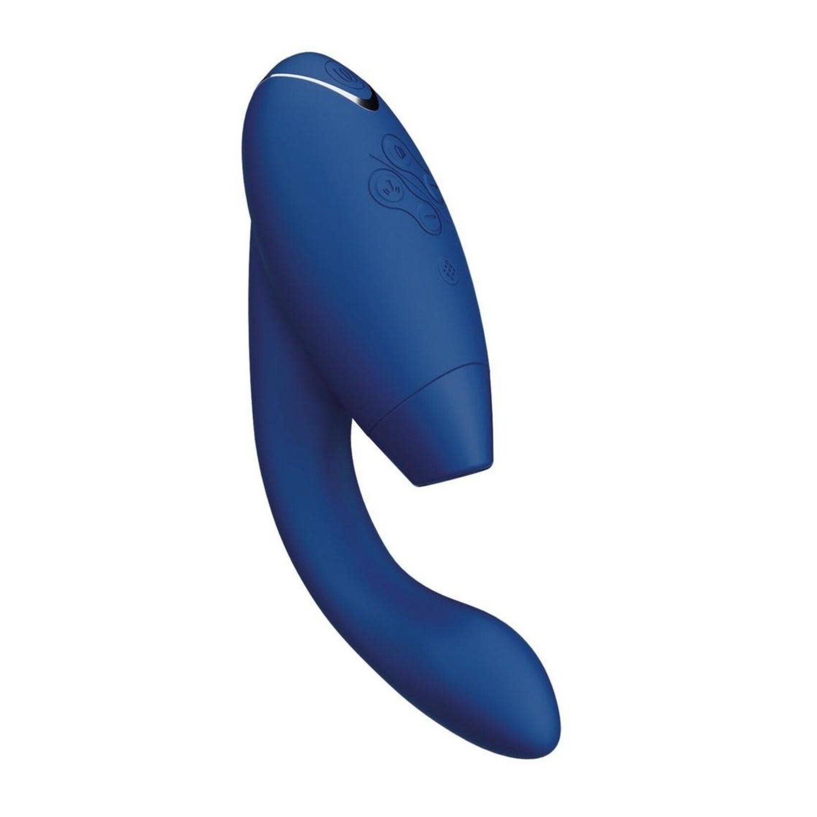 Womanizer Duo 2 Silicone Rechargeable Clitoral and G-Spot Stimulator - Blue